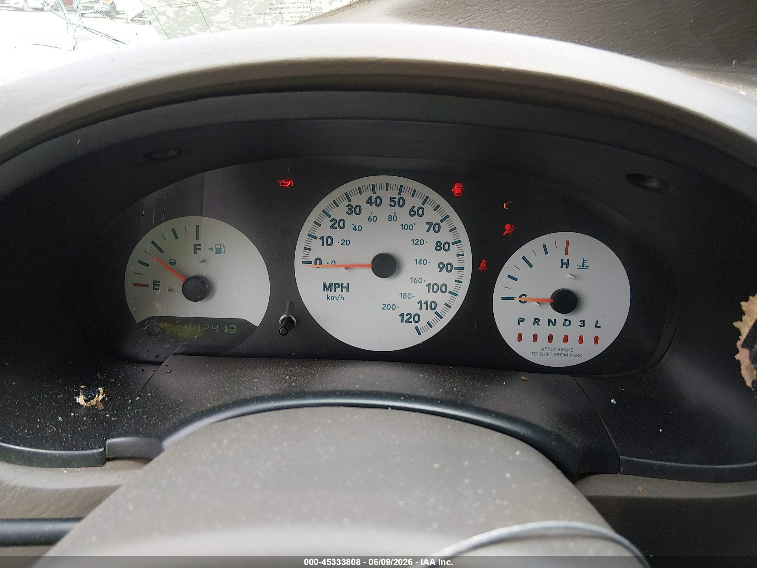 2006 Chrysler Town & Country   Blue vin: 1A4GP45R26B645233
