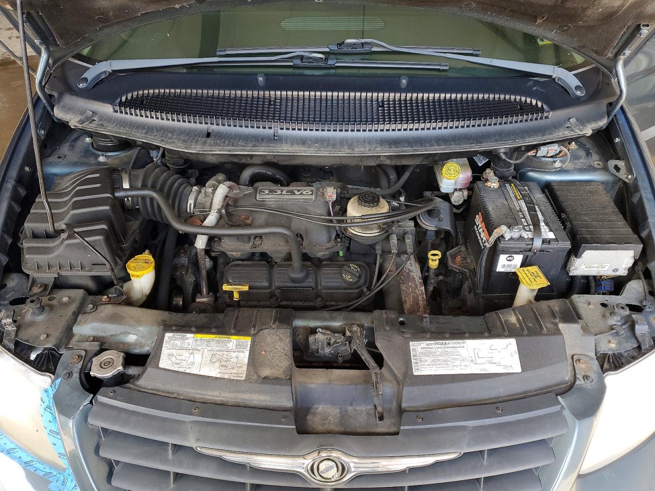 2006 Chrysler Town & Country Blue vin: 1A4GP45R56B661572