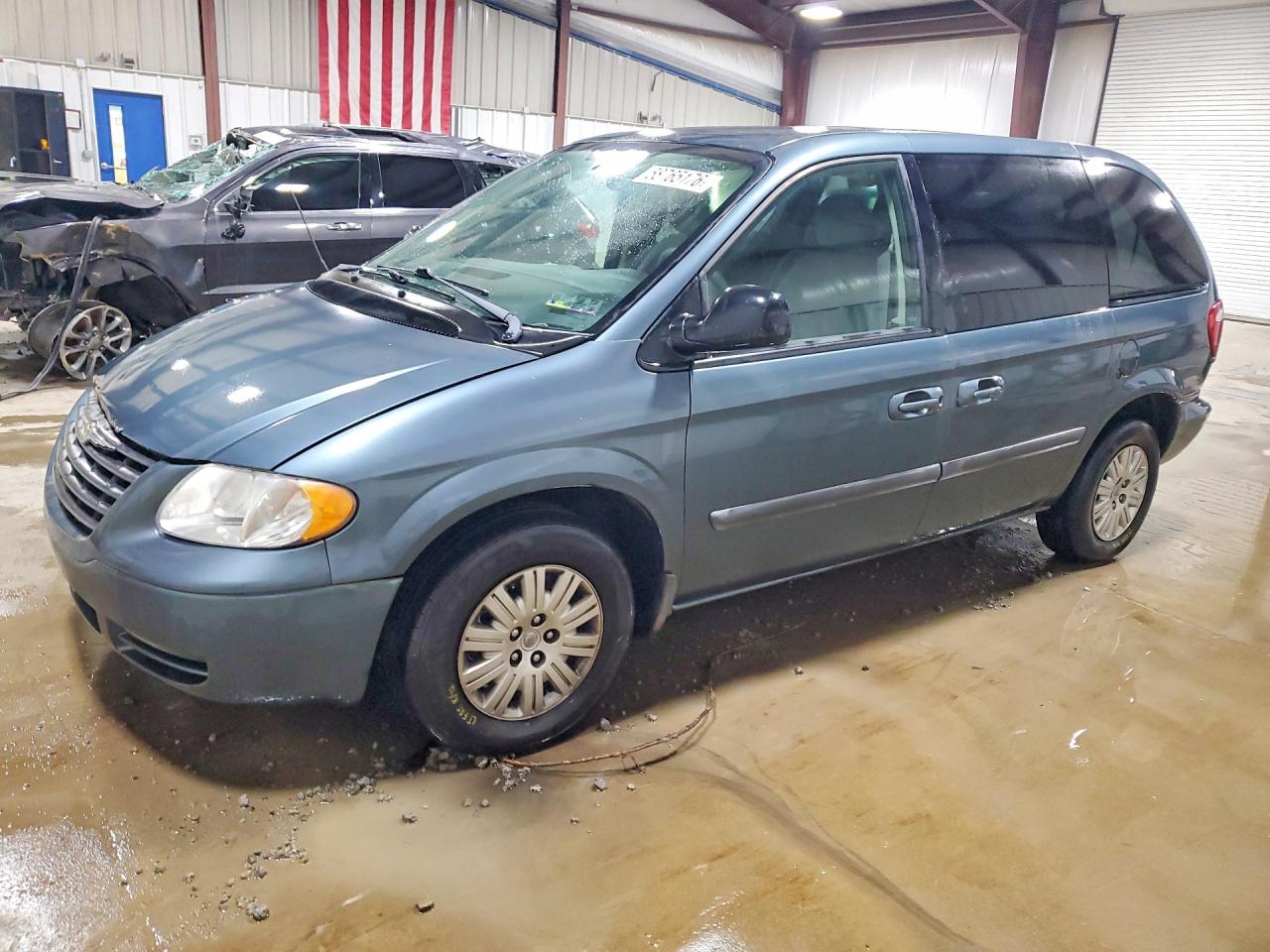 2006 Chrysler Town & Country Blue vin: 1A4GP45R56B661572