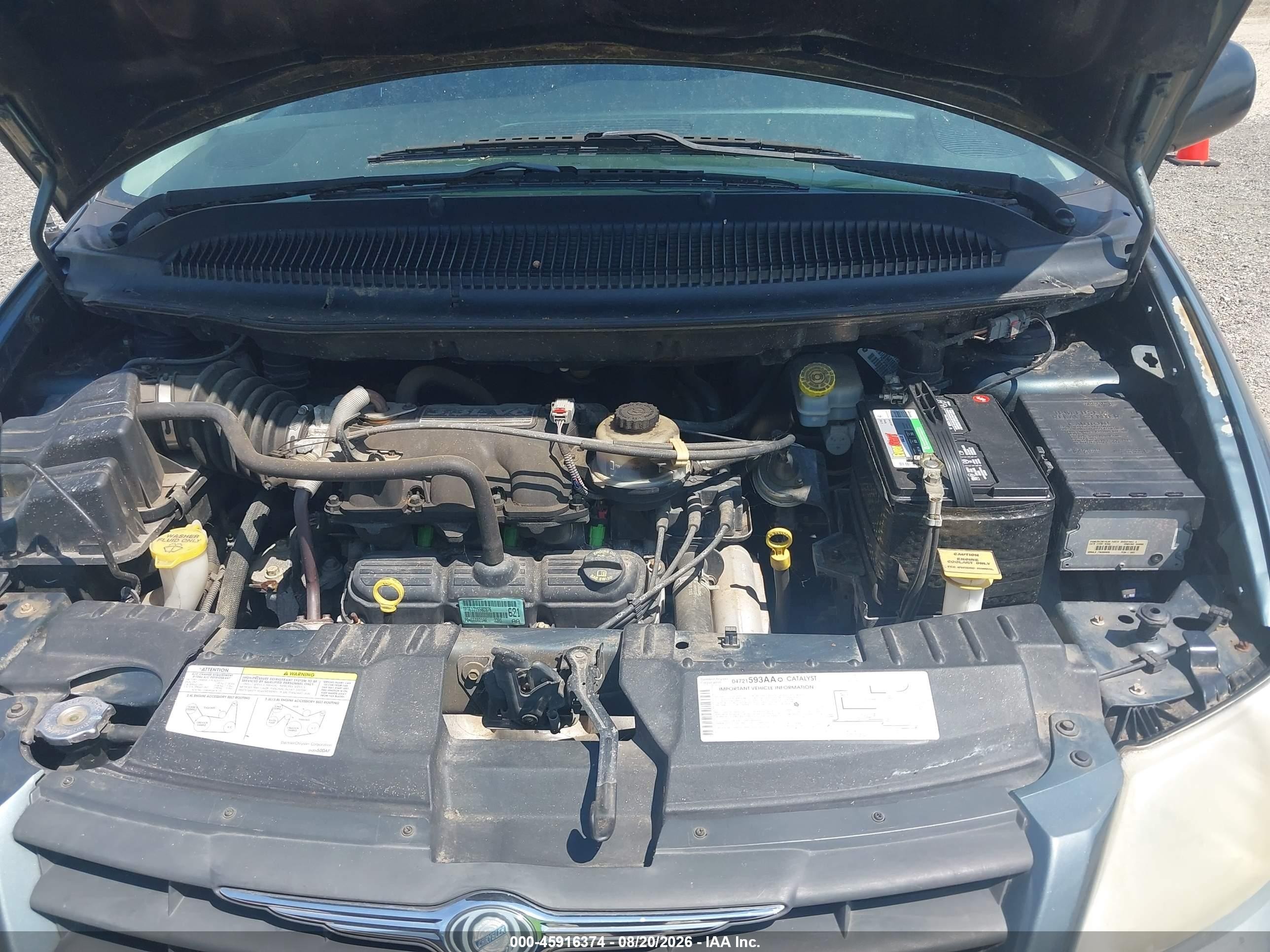 2006 Chrysler Town & Country   Green vin: 1A4GP45R76B519529
