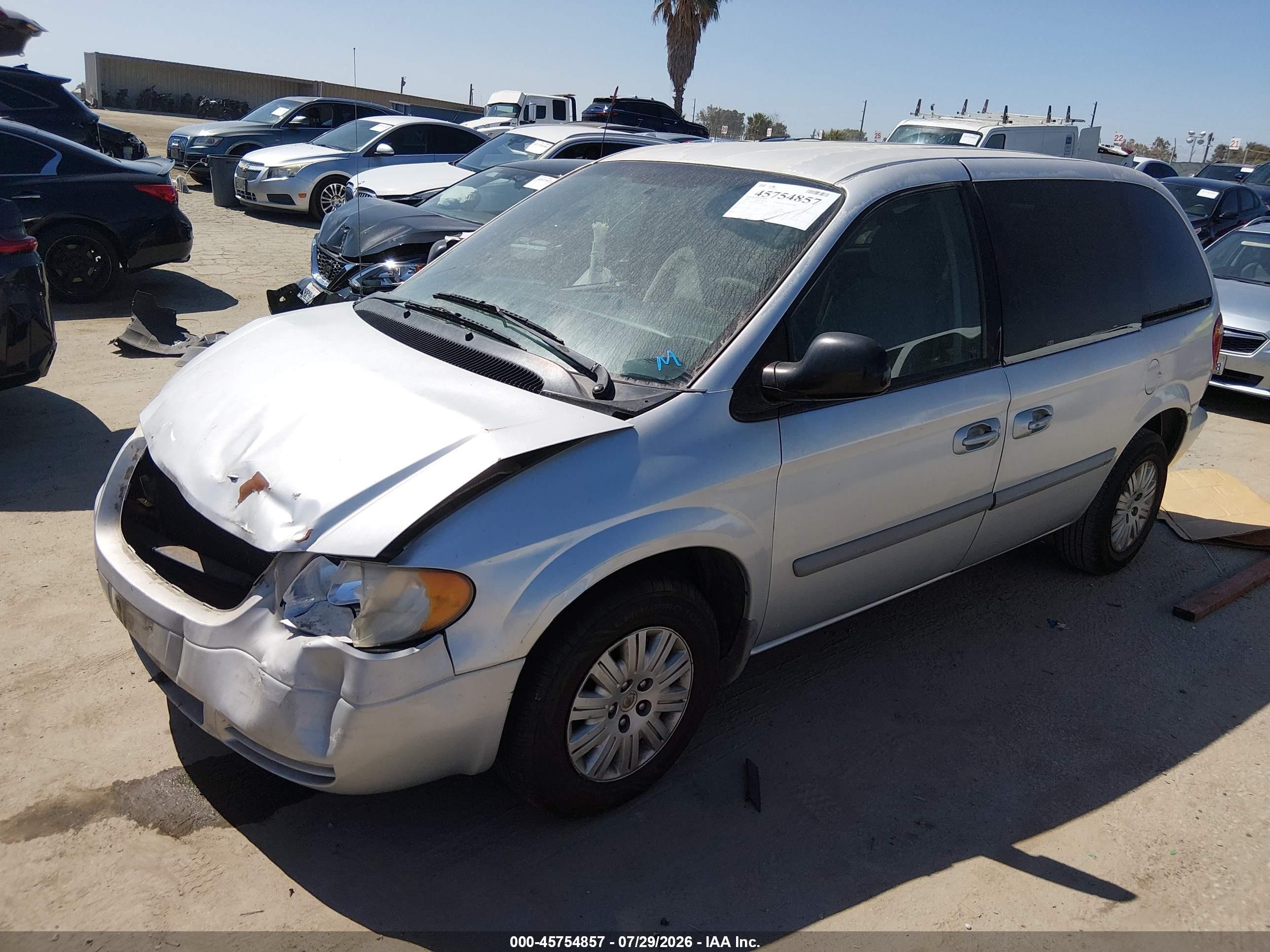 2006 Chrysler Town & Country   Gray vin: 1A4GP45R86B703944