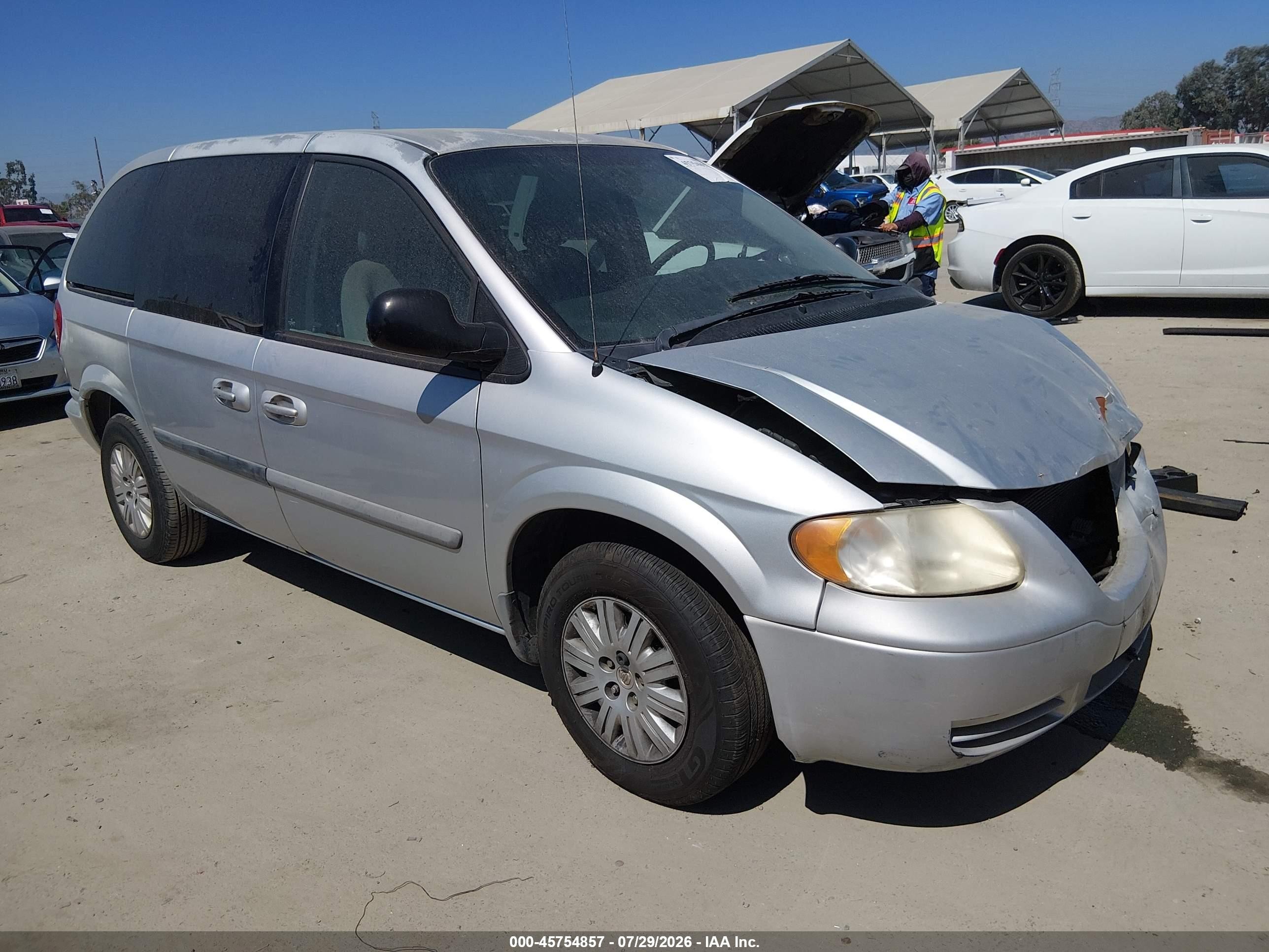 2006 Chrysler Town & Country   Gray vin: 1A4GP45R86B703944