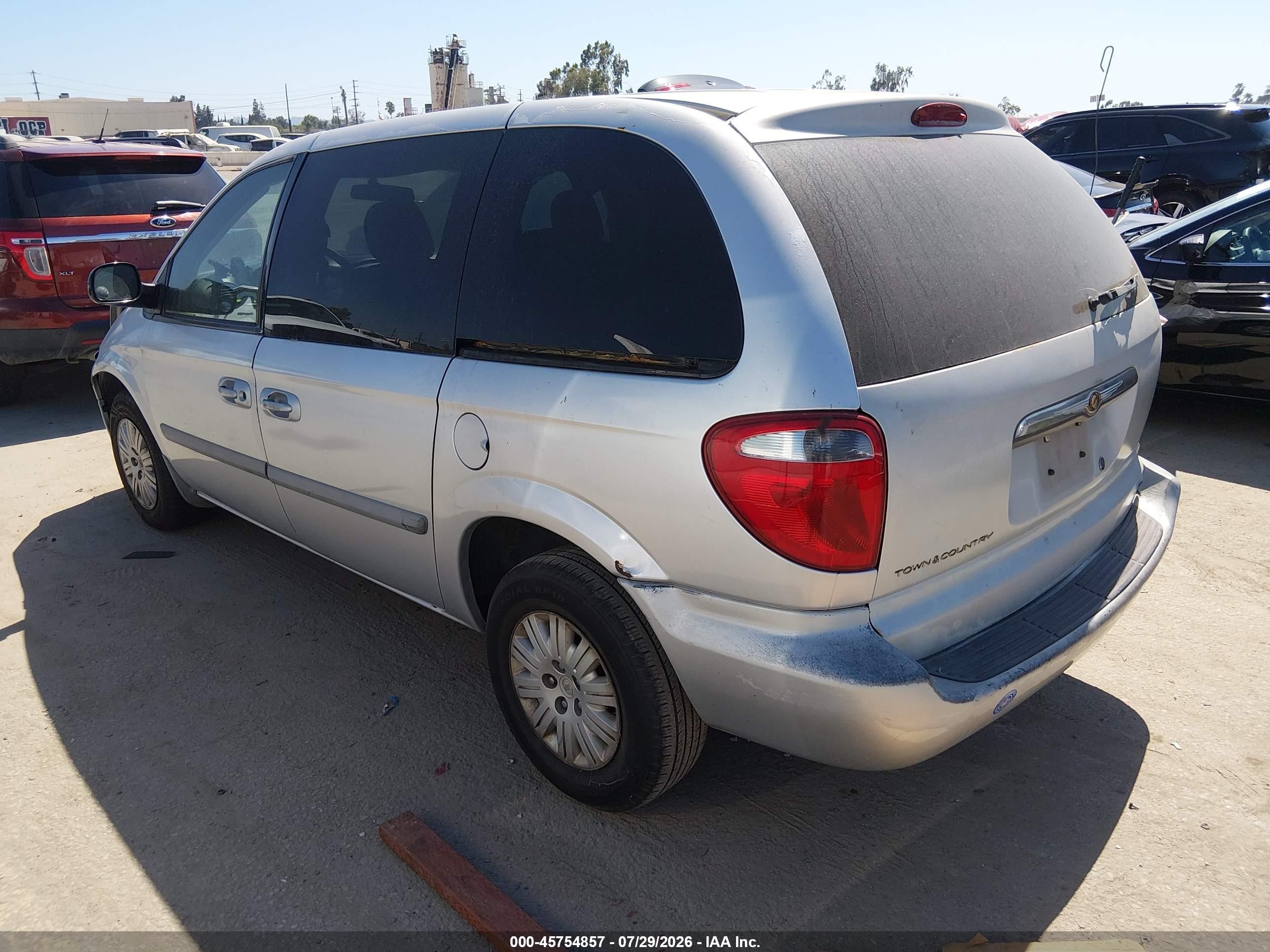 2006 Chrysler Town & Country   Gray vin: 1A4GP45R86B703944