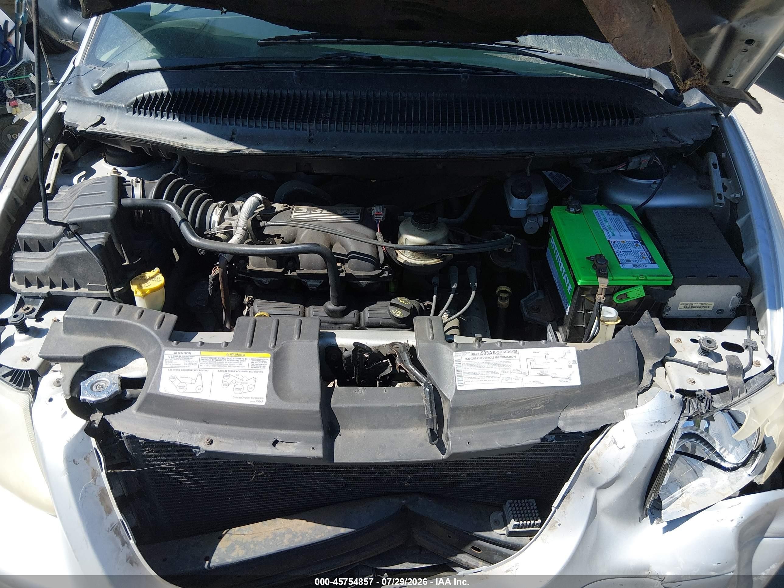2006 Chrysler Town & Country   Gray vin: 1A4GP45R86B703944