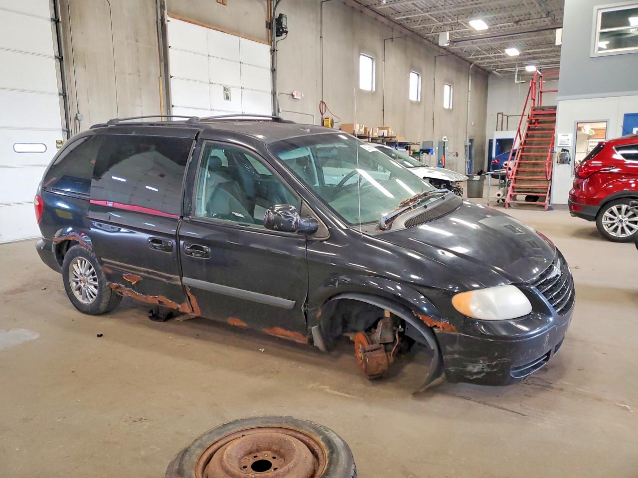 2006 Chrysler Town & Country Black vin: 1A4GP45R96B603884