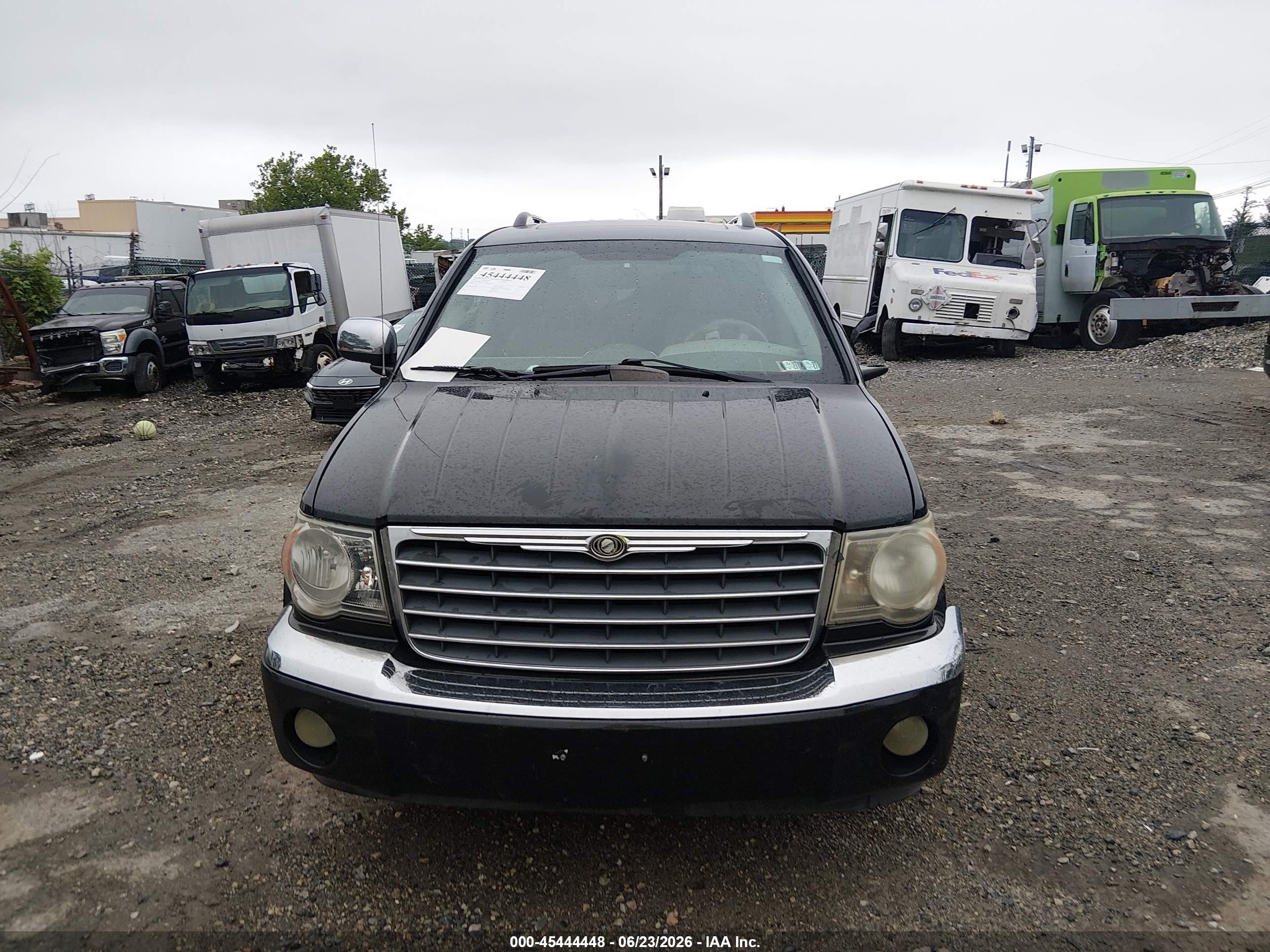 2007 Chrysler Aspen Limited Dark Blue vin: 1A8HW58217F507512