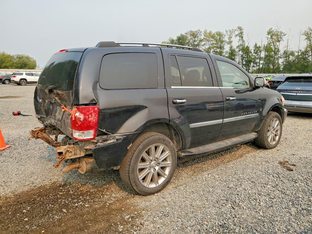 2007 Chrysler Aspen Limited Black vin: 1A8HW58217F529946