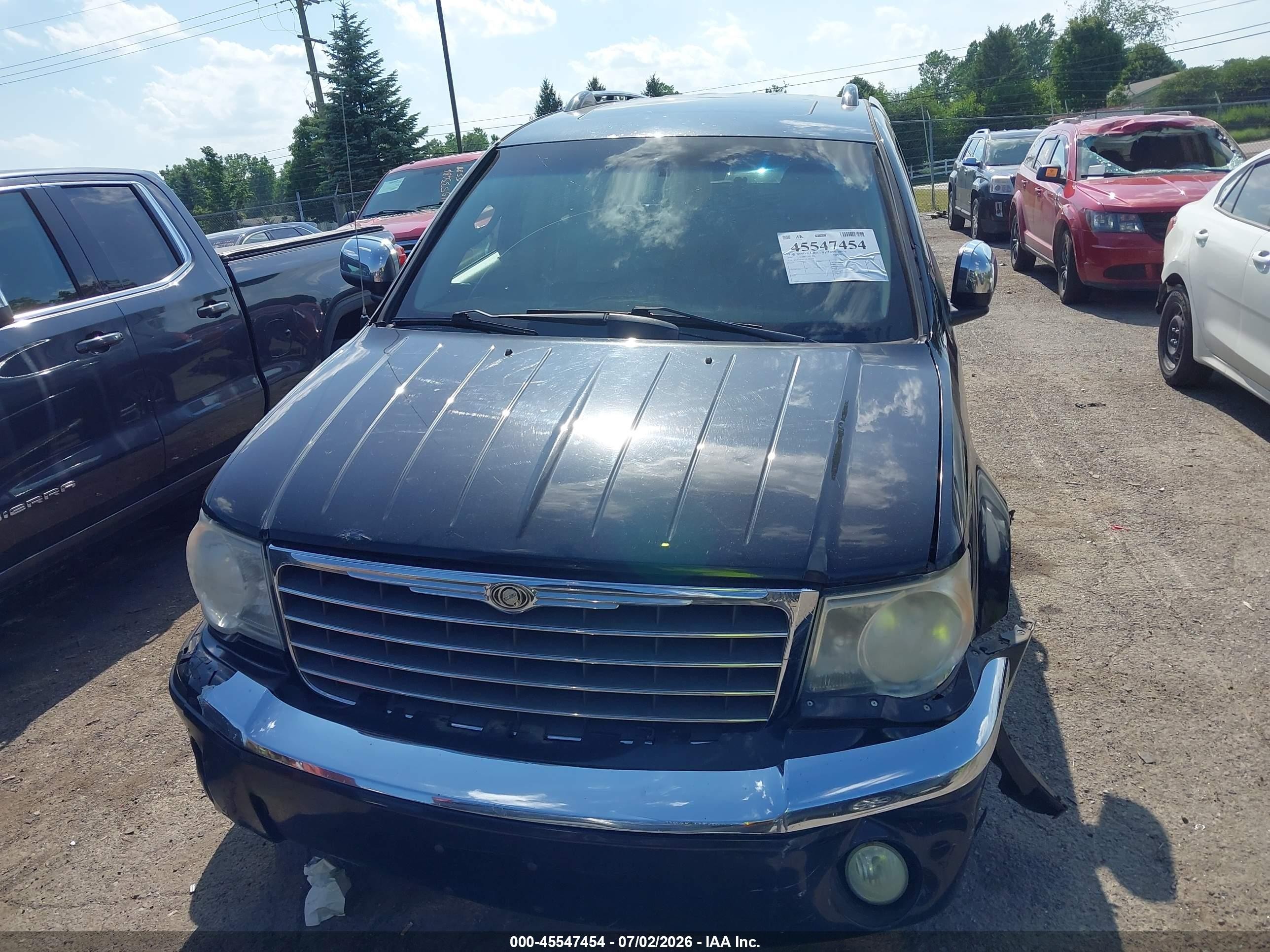 2007 Chrysler Aspen Limited Black vin: 1A8HW58217F560646
