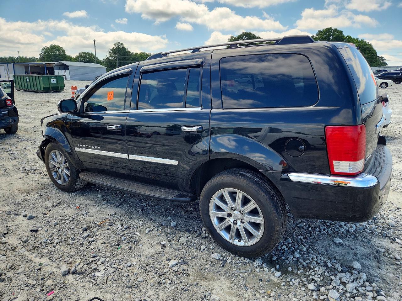 2008 Chrysler Aspen Limited Black vin: 1A8HW58218F134327