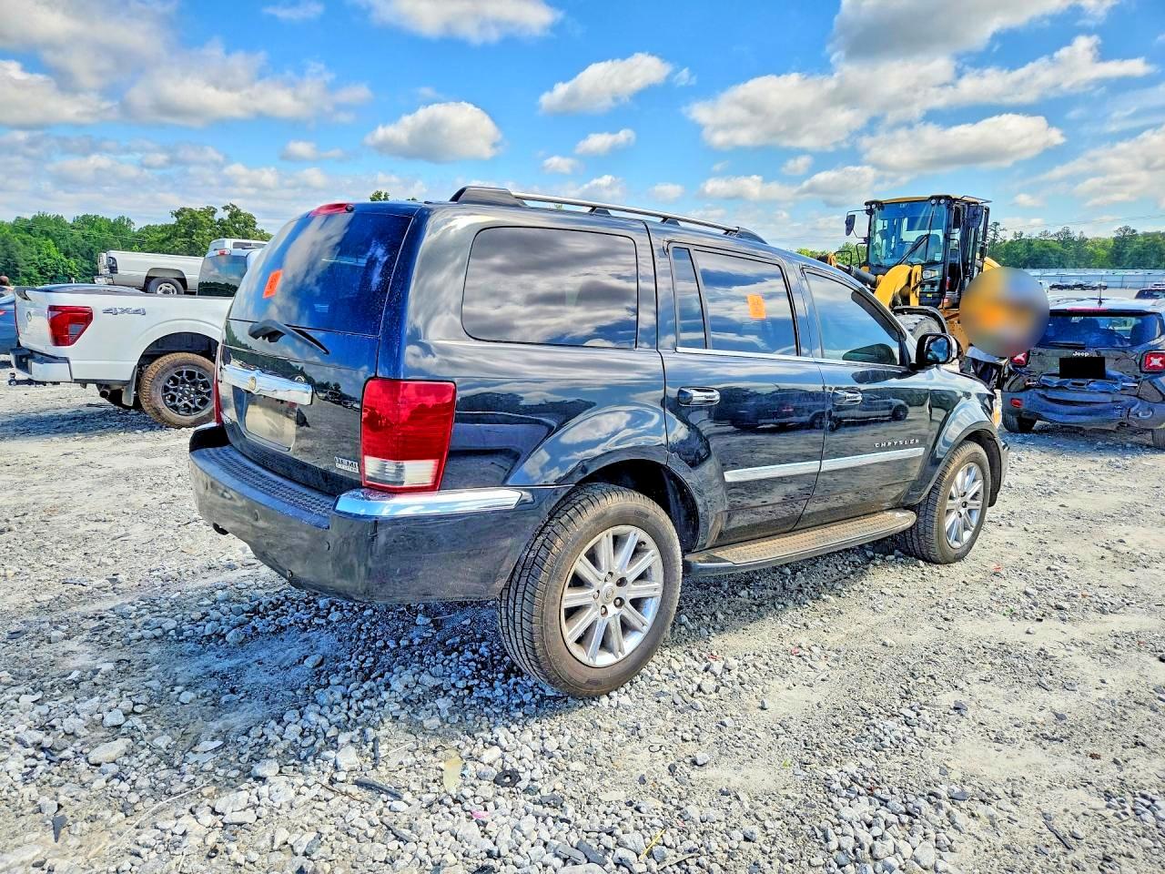 2008 Chrysler Aspen Limited Black vin: 1A8HW58218F134327