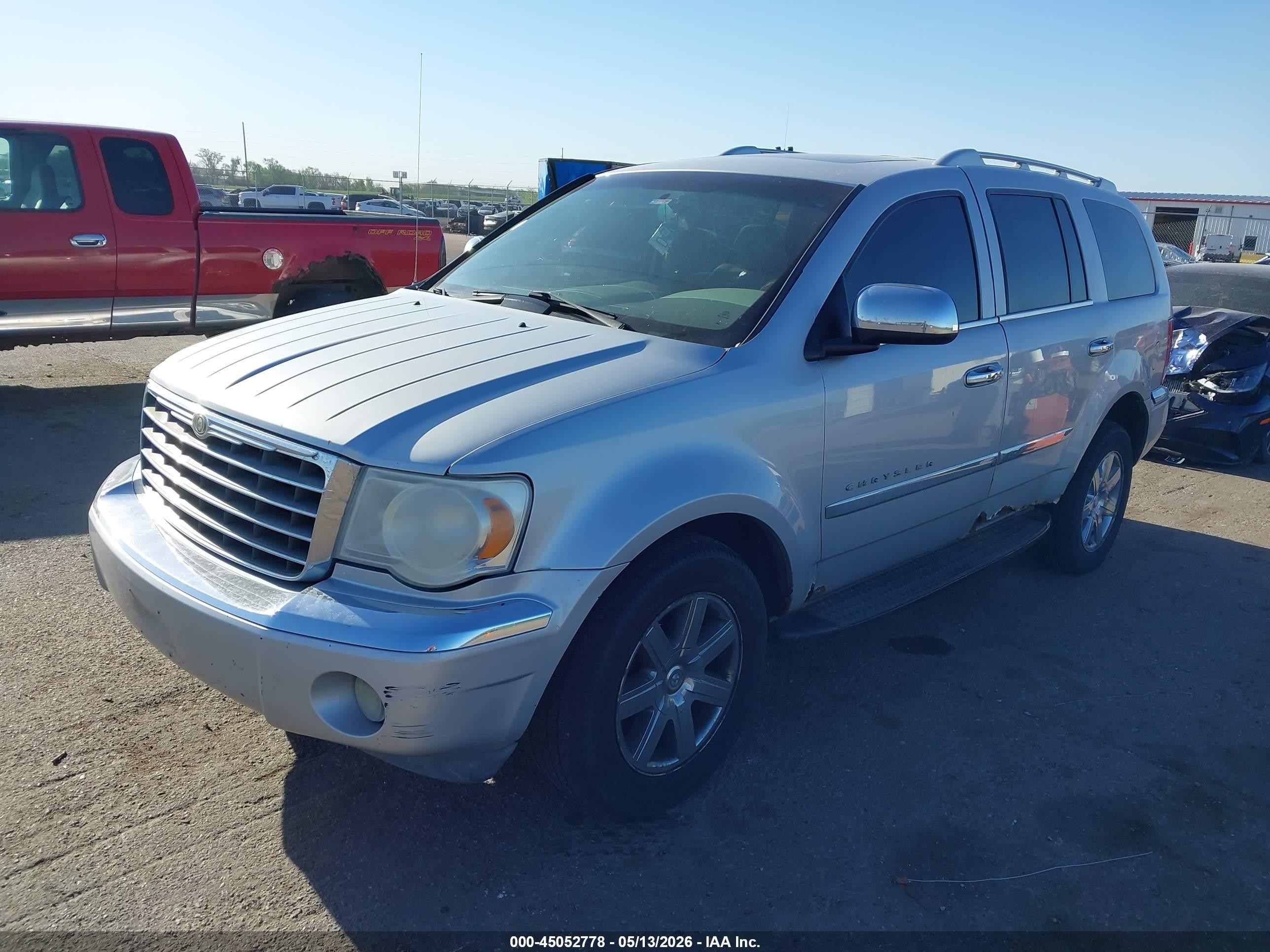 2007 Chrysler Aspen Limited Silver vin: 1A8HW58227F545086