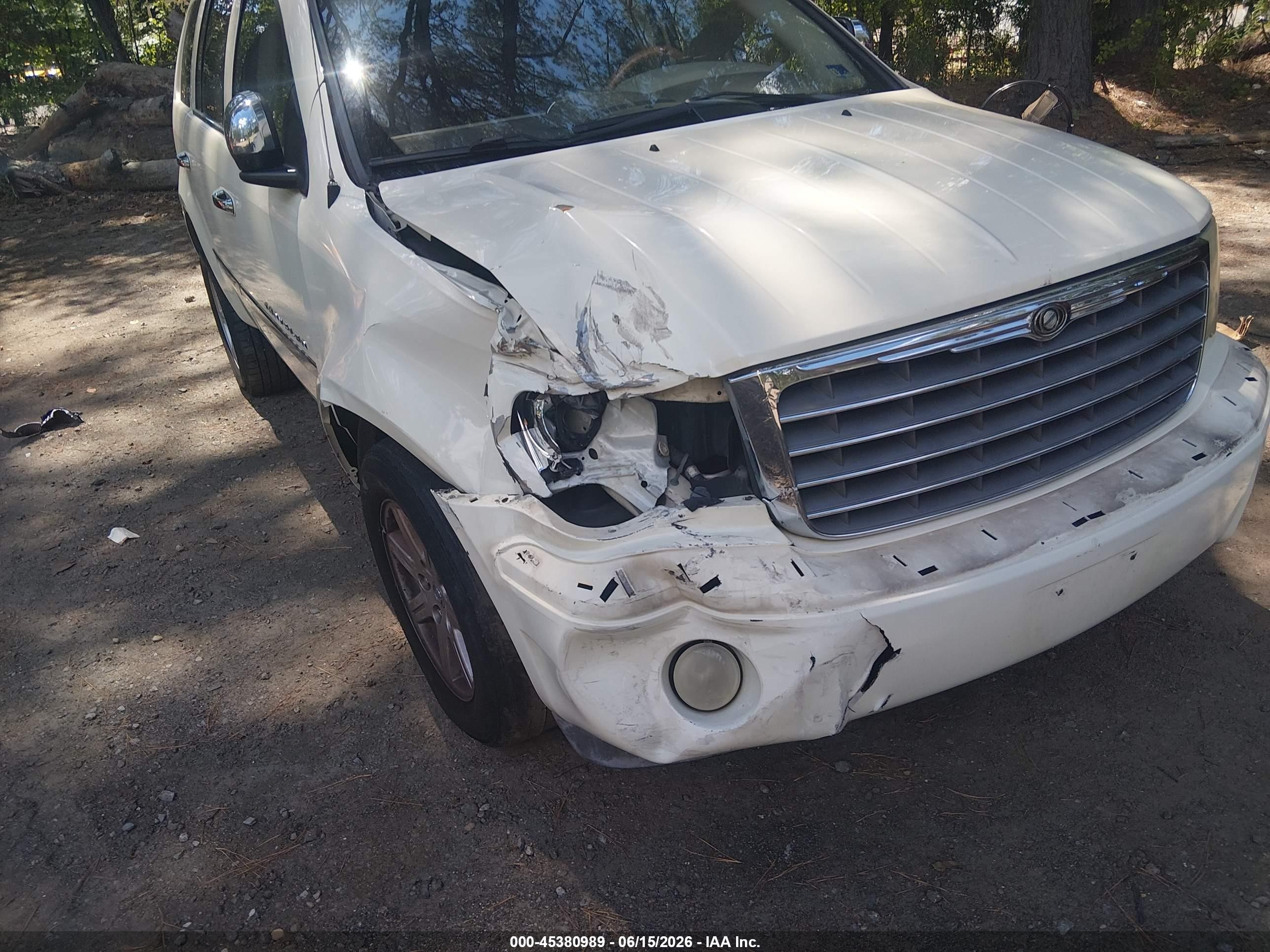 2007 Chrysler Aspen Limited Белый vin: 1A8HW58237F586794