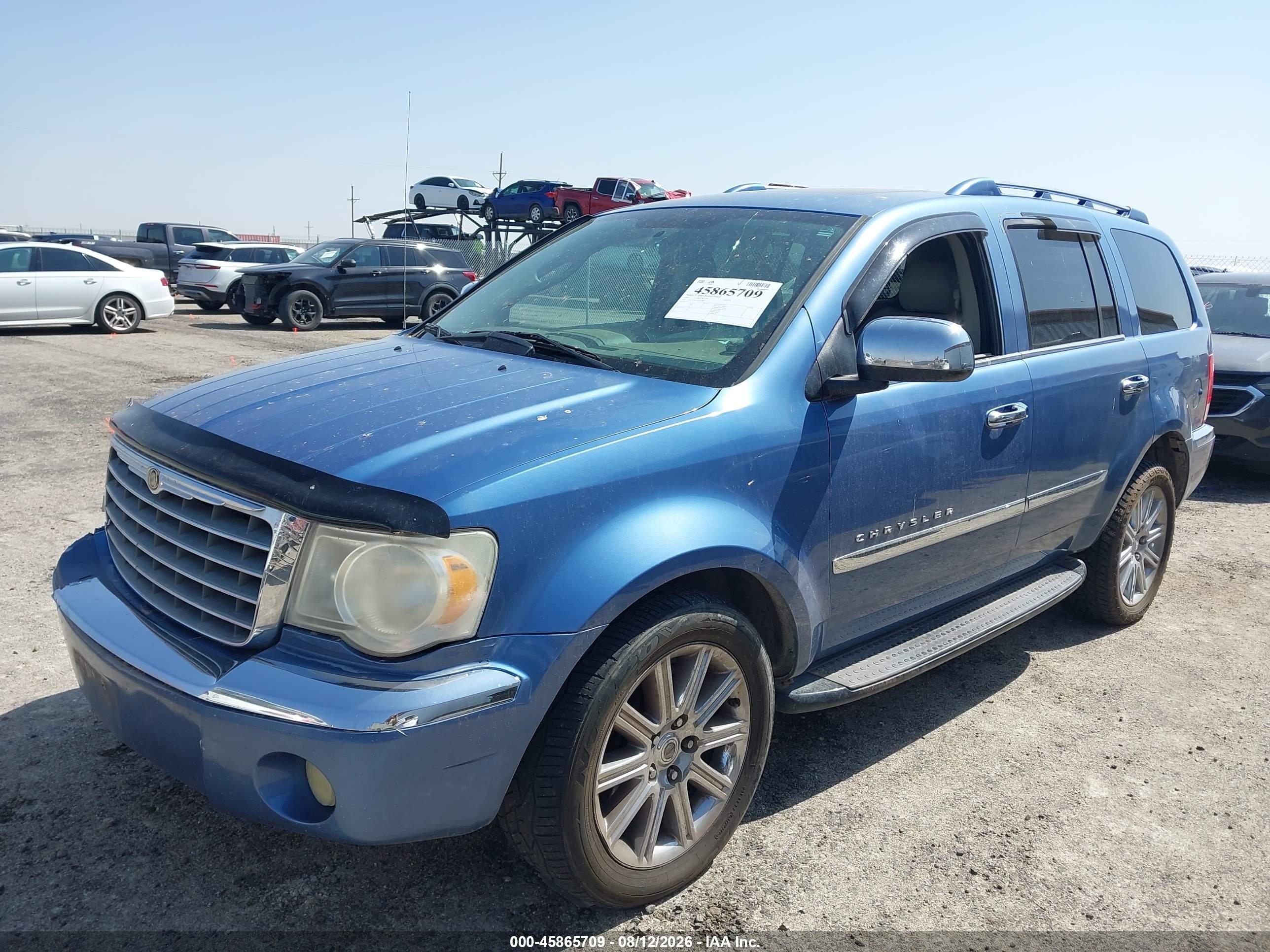2007 Chrysler Aspen Limited Blue vin: 1A8HW58247F531867