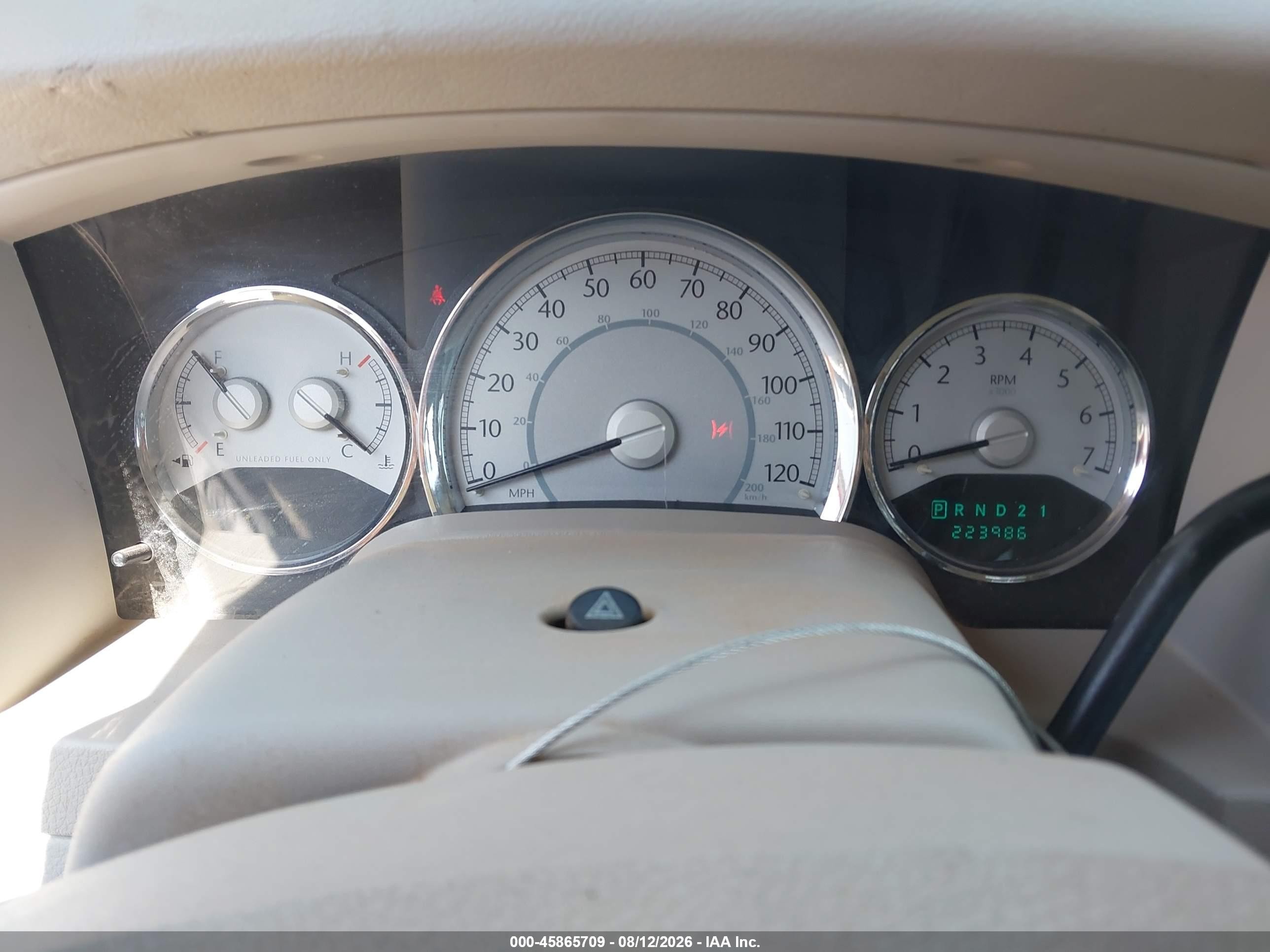 2007 Chrysler Aspen Limited Blue vin: 1A8HW58247F531867