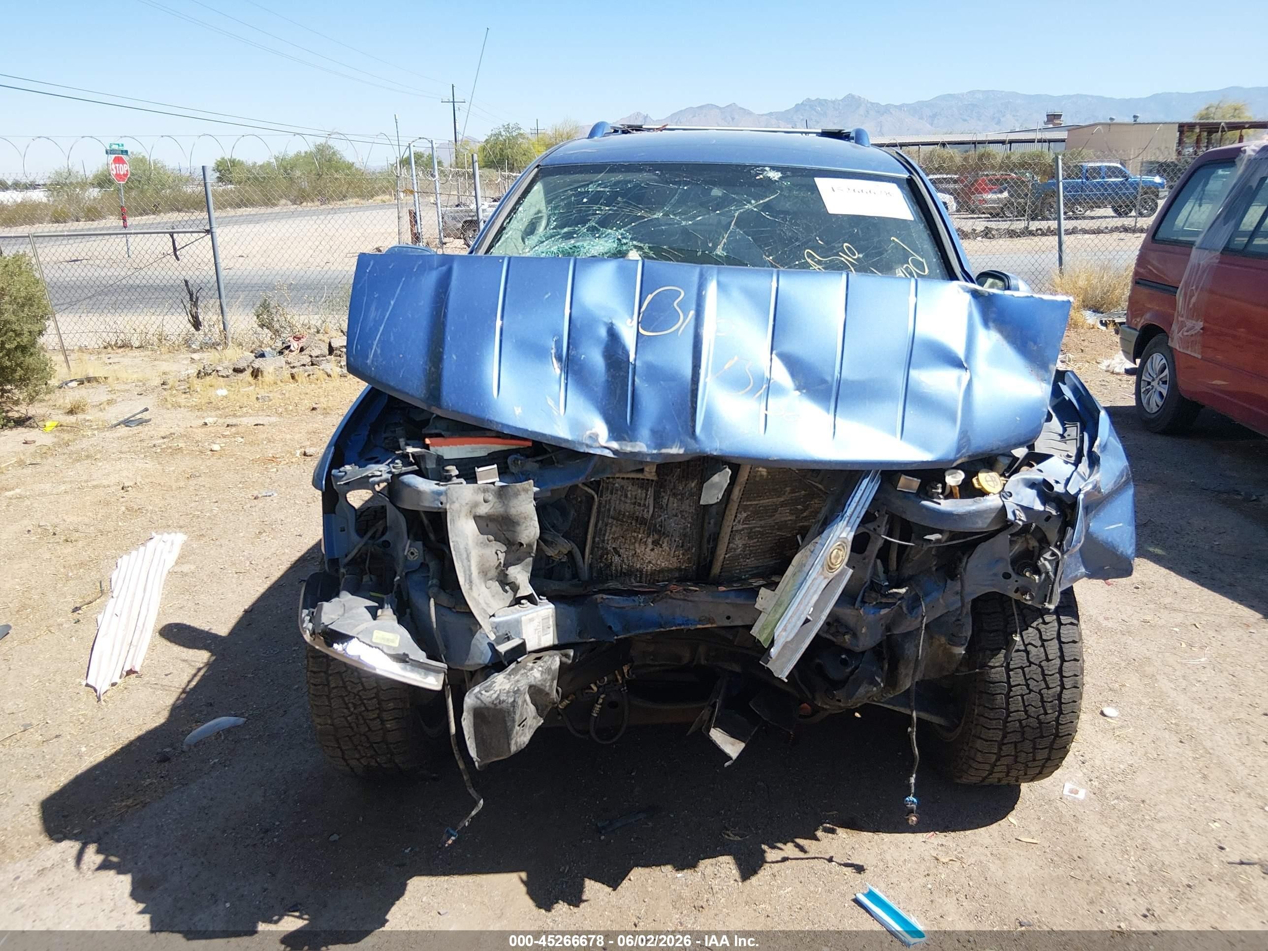 2008 Chrysler Aspen Limited Blue vin: 1A8HW58258F113366
