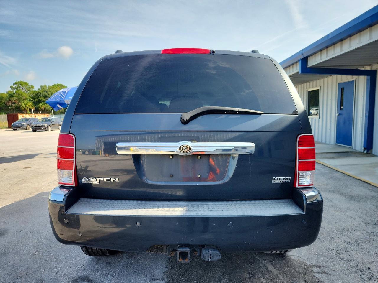 2007 Chrysler Aspen Limited Blue vin: 1A8HW58287F500945