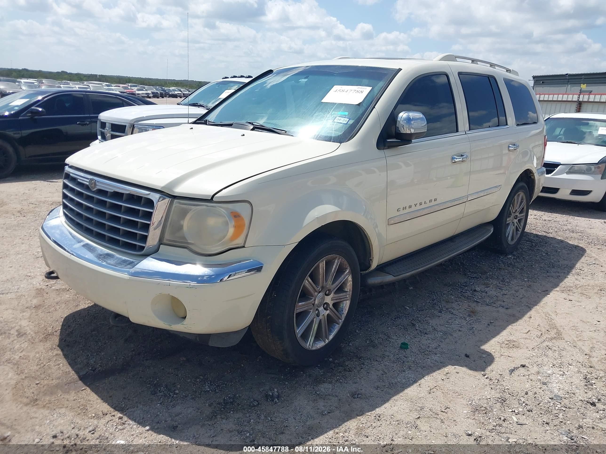 2007 Chrysler Aspen Limited White vin: 1A8HW58297F548714