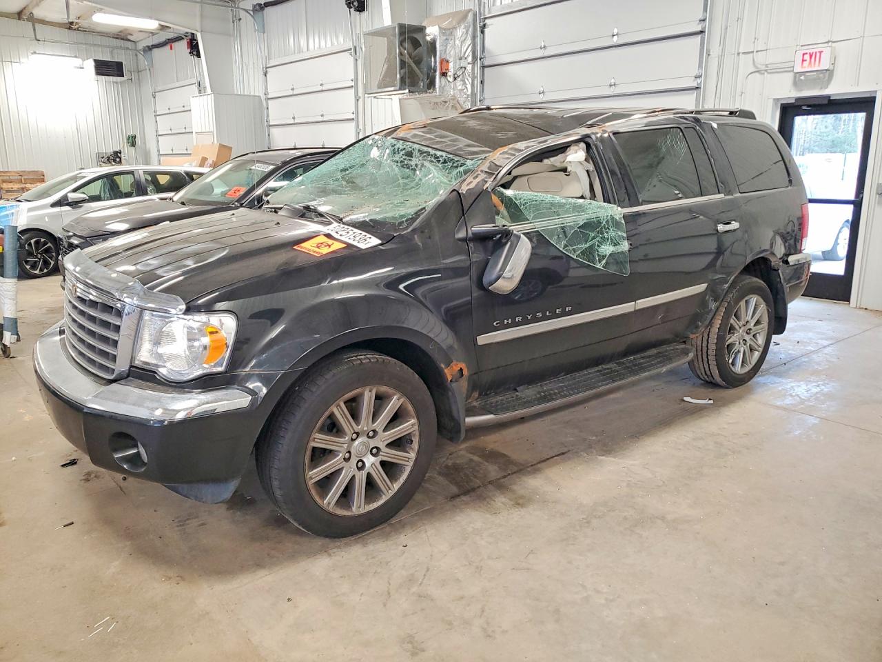 2007 Chrysler Aspen Limited Black vin: 1A8HW58297F571720