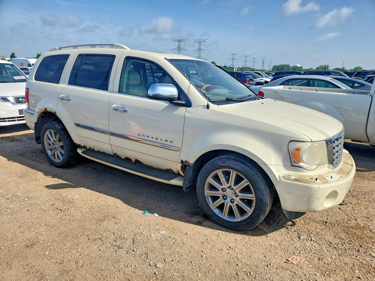 2008 Chrysler Aspen Limited White vin: 1A8HW58298F102886