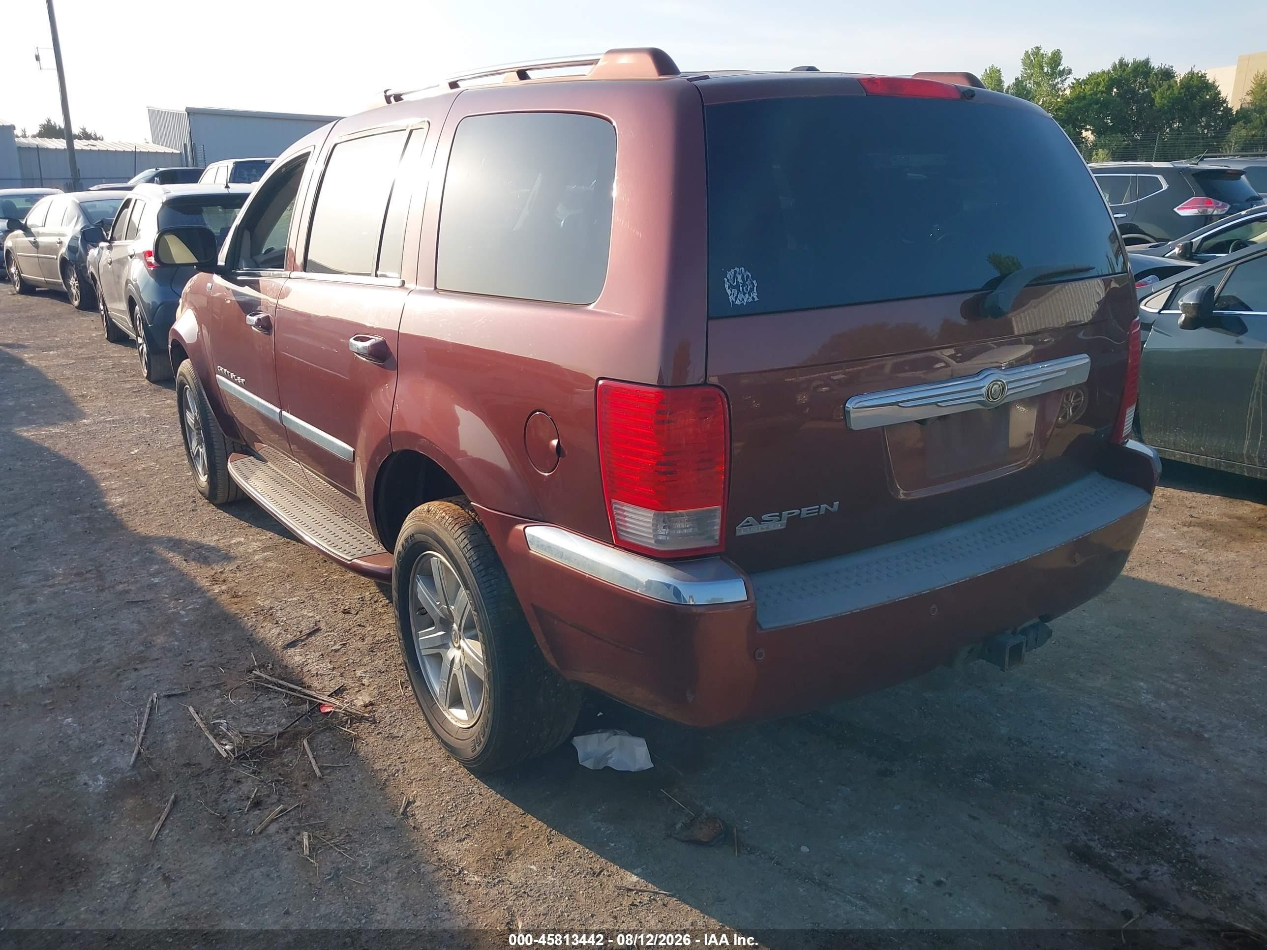 2008 Chrysler Aspen Limited Tan vin: 1A8HW58N08F132563