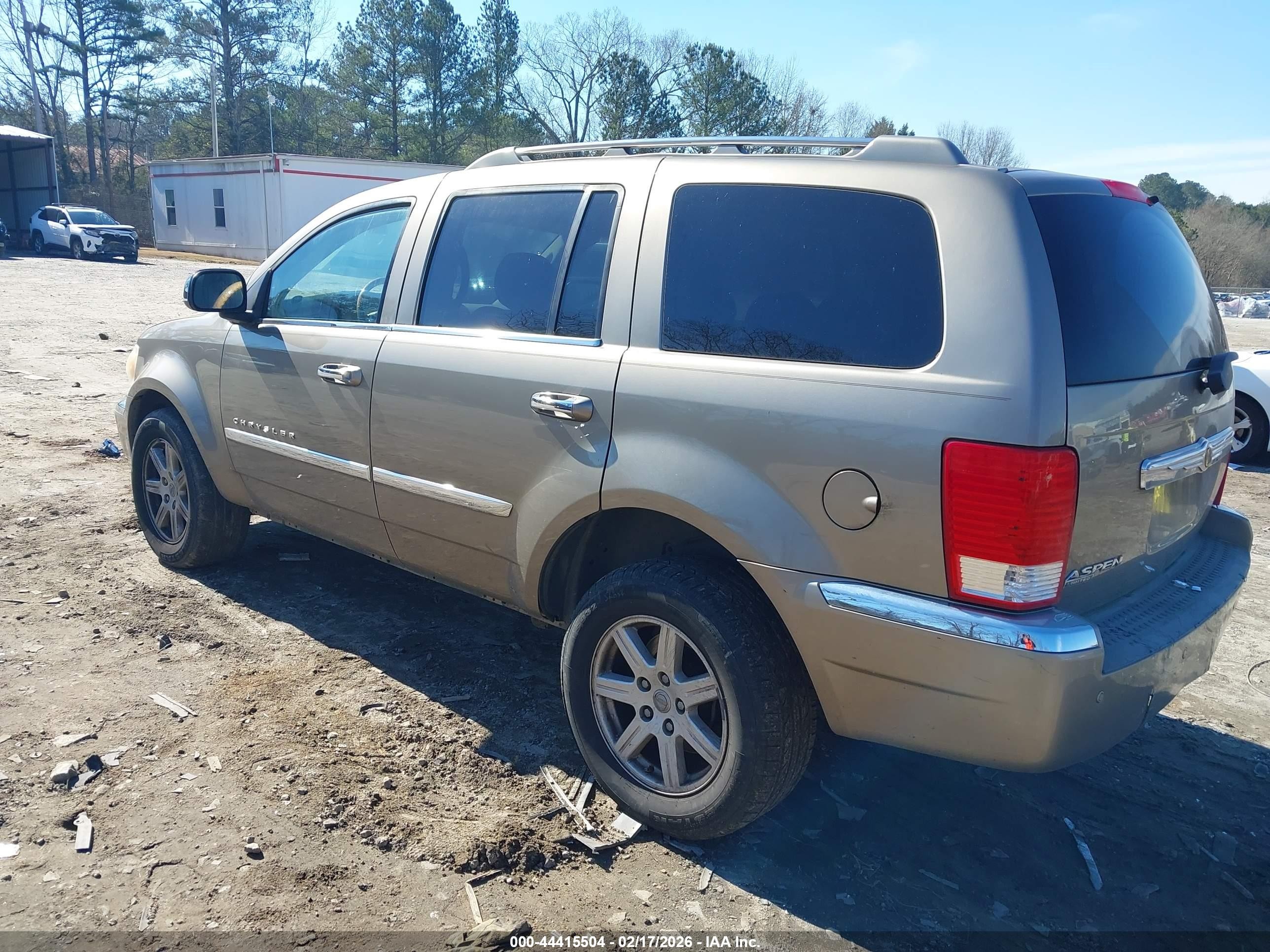2007 Chrysler Aspen Limited Gold vin: 1A8HW58N67F556019