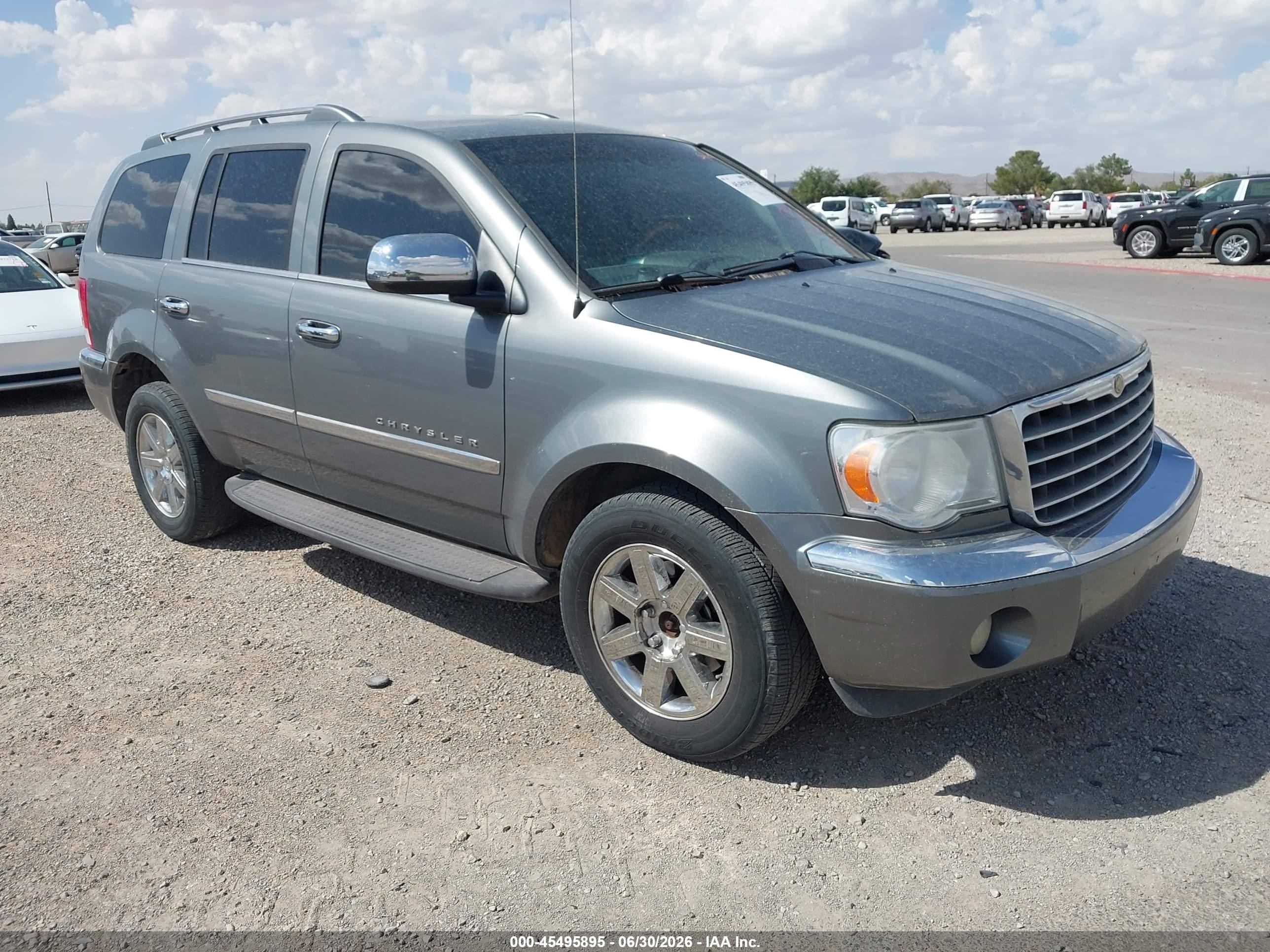 2009 Chrysler Aspen Limited Gray vin: 1A8HW58P09F713614
