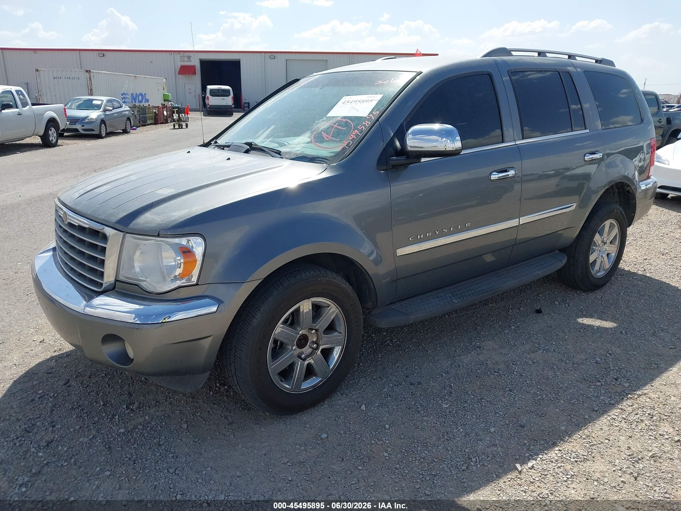2009 Chrysler Aspen Limited Gray vin: 1A8HW58P09F713614