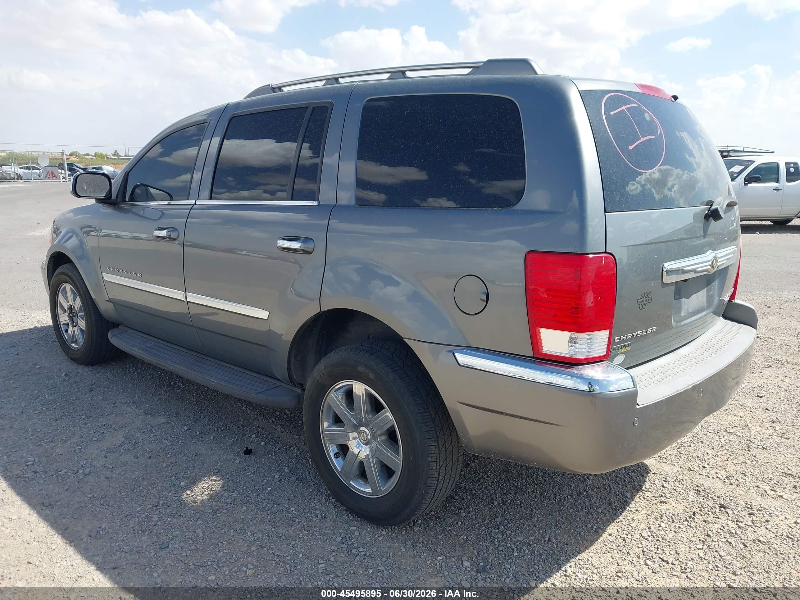 2009 Chrysler Aspen Limited Gray vin: 1A8HW58P09F713614