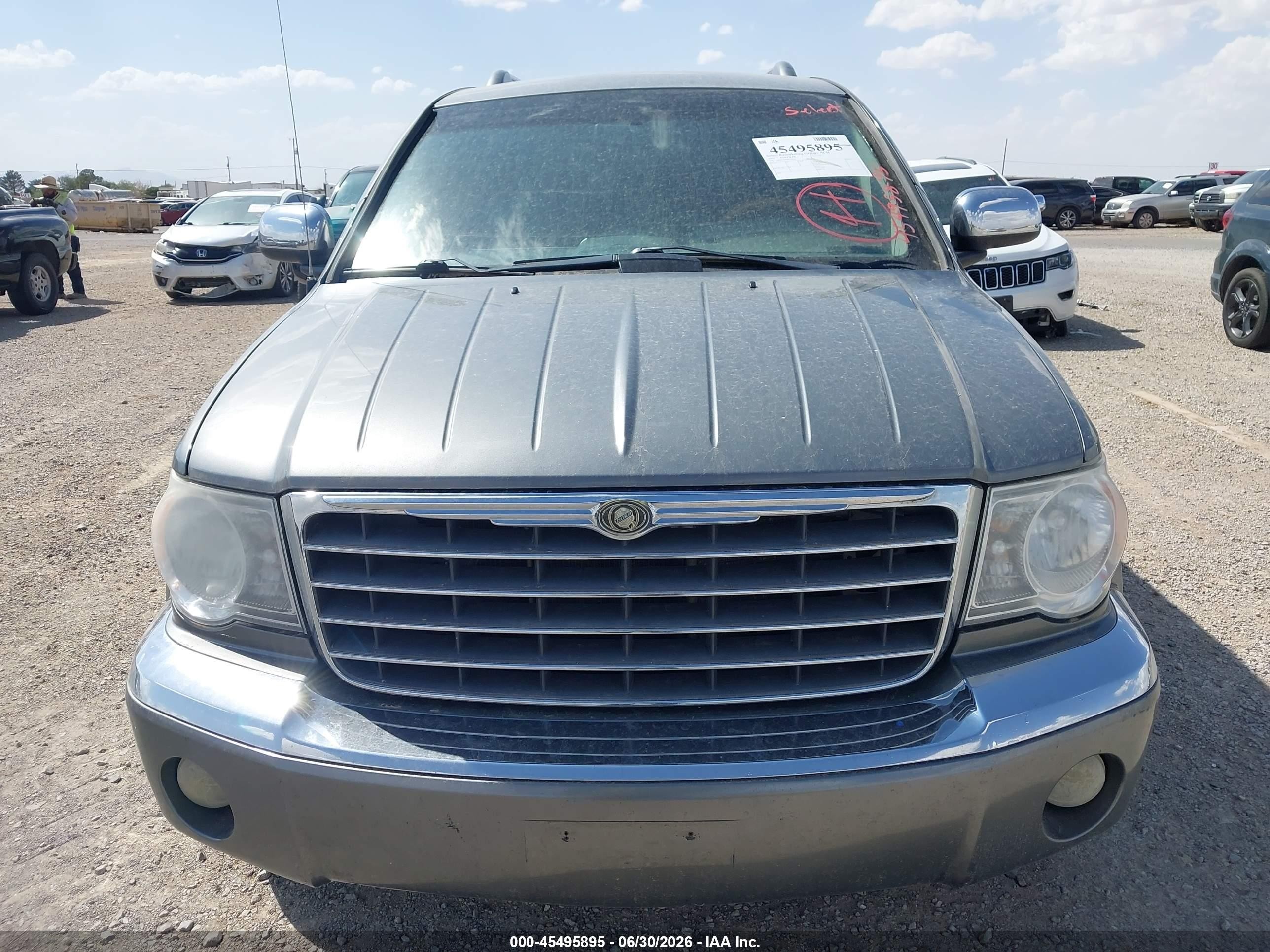 2009 Chrysler Aspen Limited Gray vin: 1A8HW58P09F713614