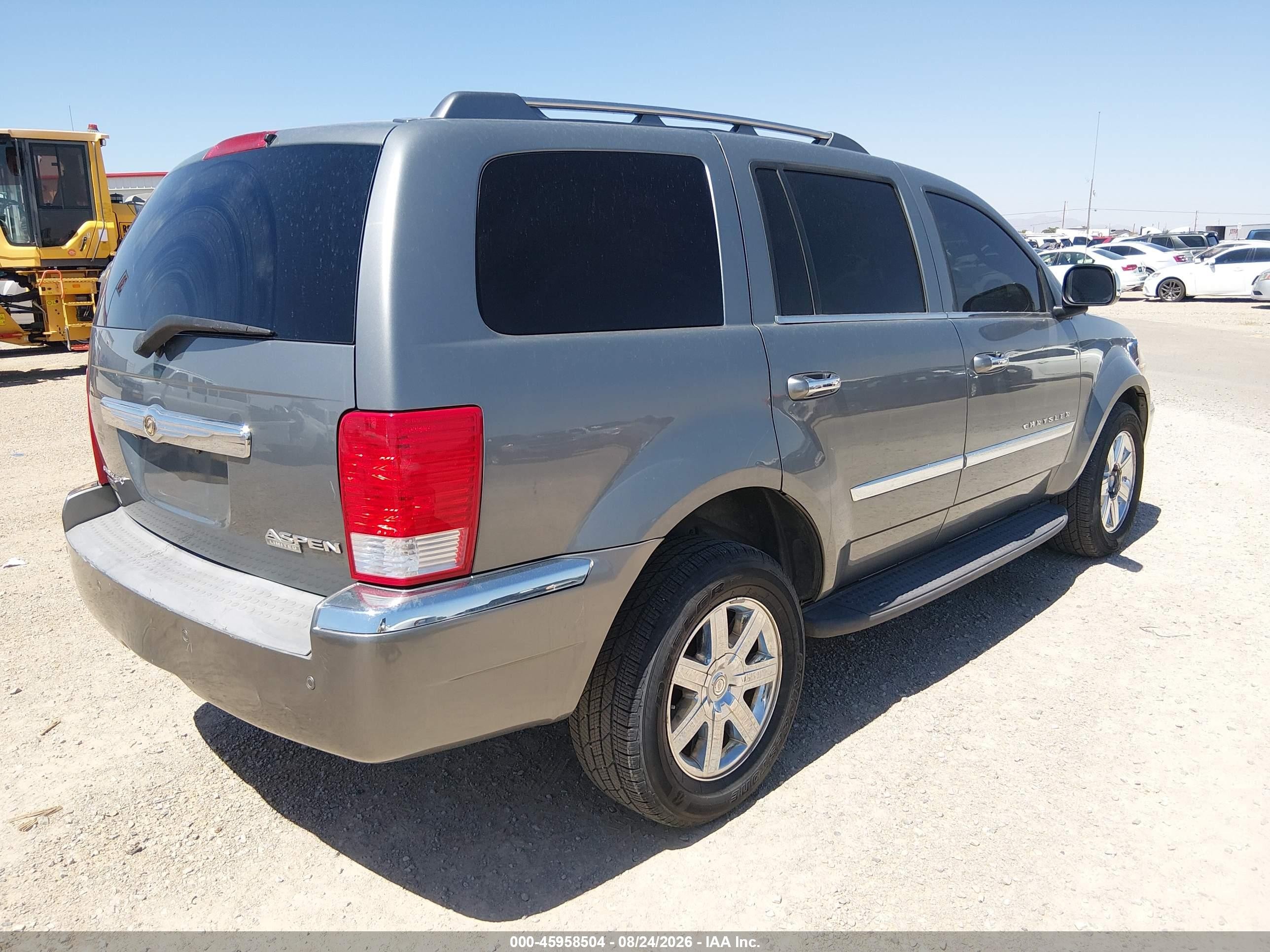 2009 Chrysler Aspen Limited Gray vin: 1A8HW58P09F713614