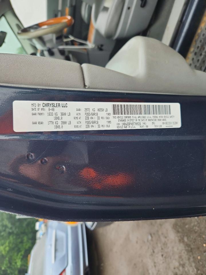 2009 Chrysler Aspen Limited Blue vin: 1A8HW58P49F700526