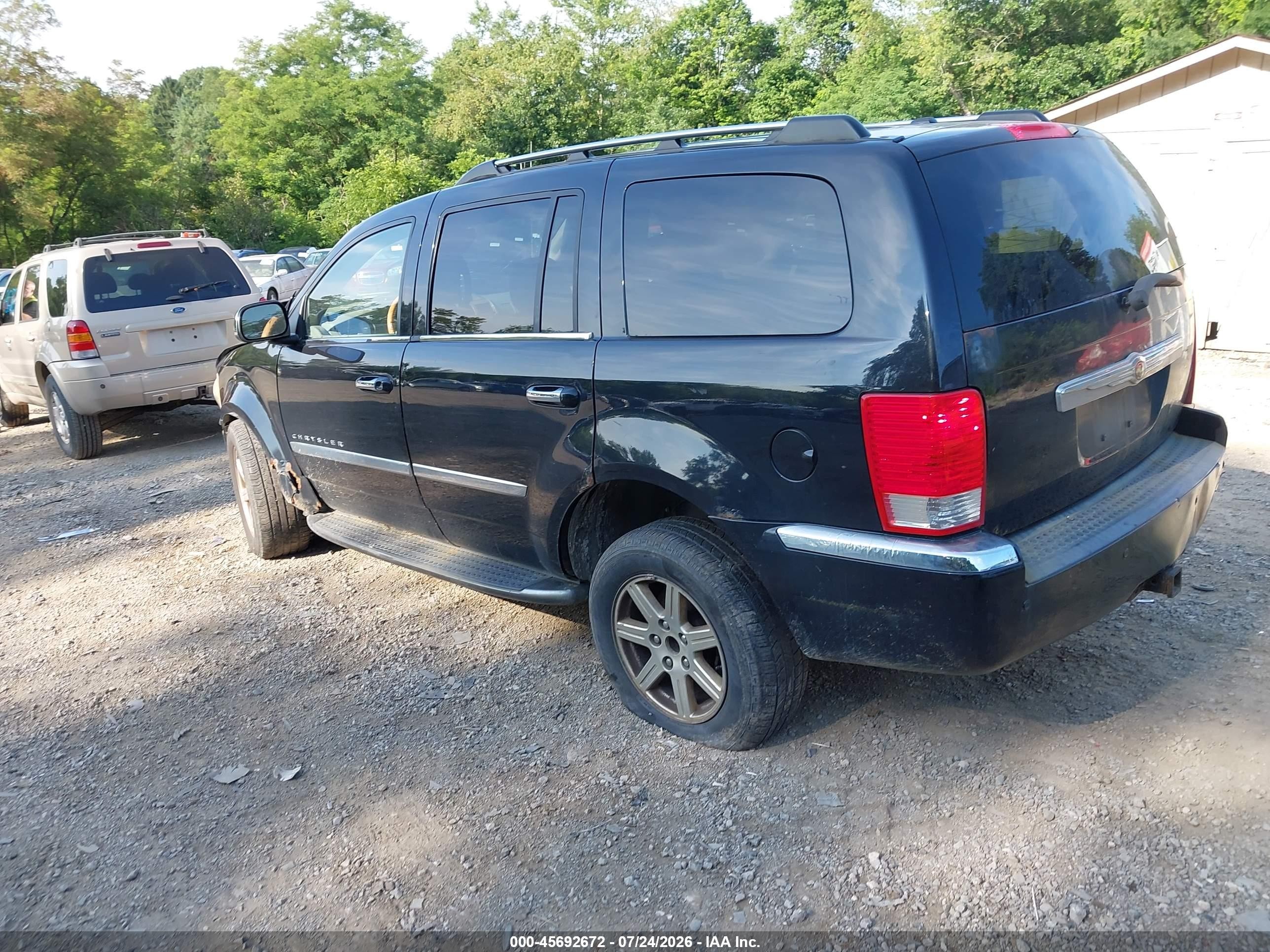 2007 Chrysler Aspen Limited Черный vin: 1A8HW58P97F509102