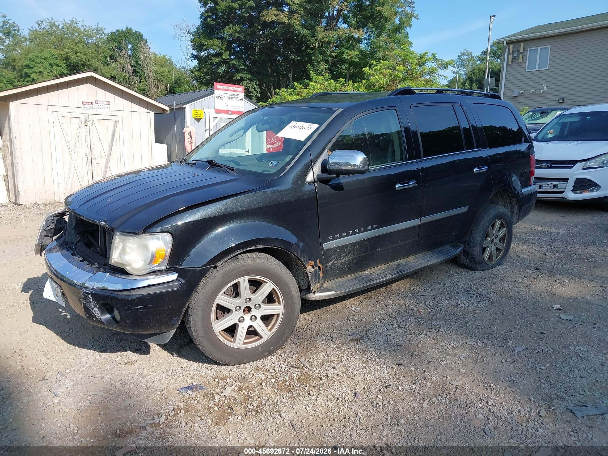 2007 Chrysler Aspen Limited Черный vin: 1A8HW58P97F509102