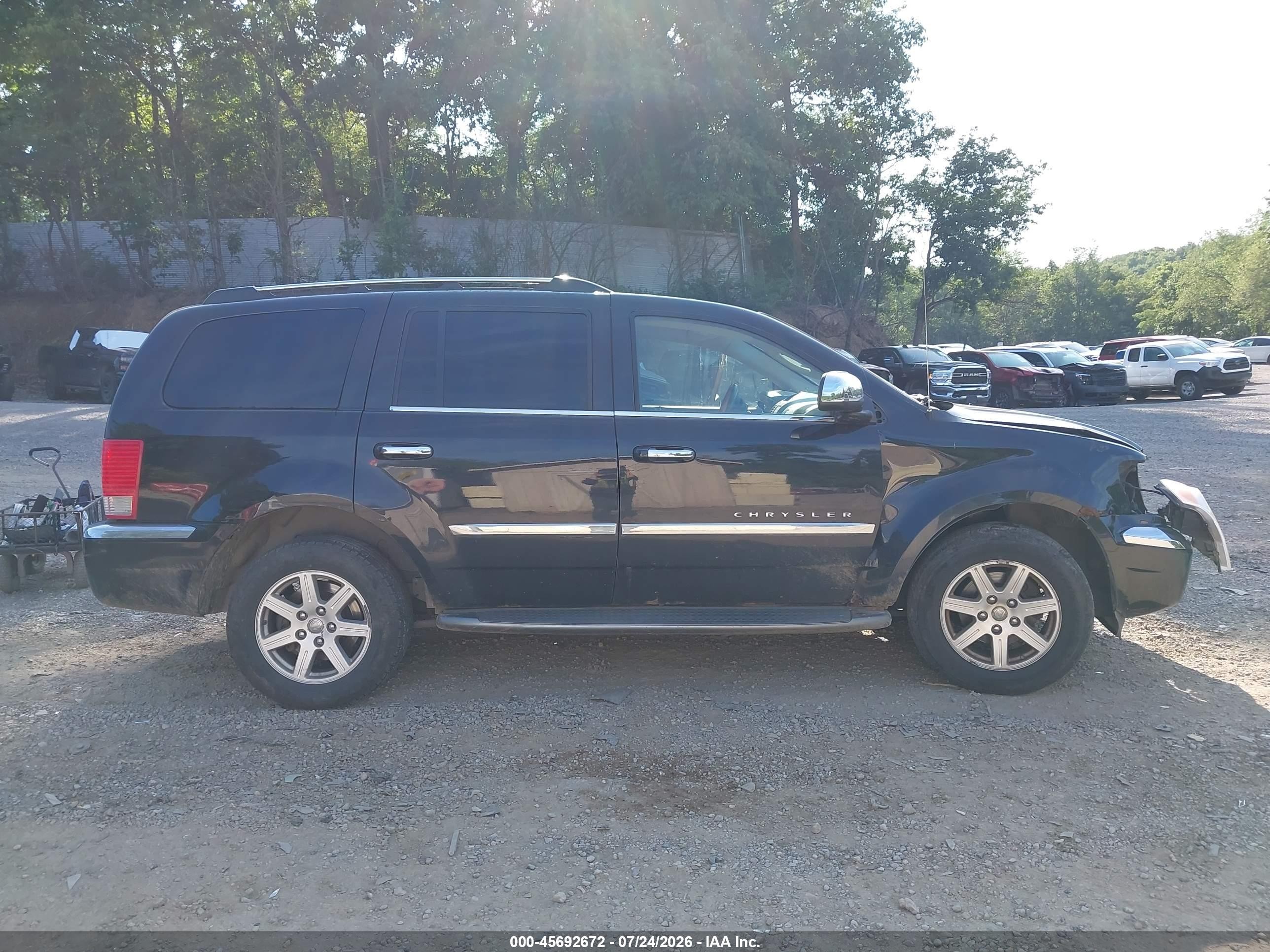 2007 Chrysler Aspen Limited Черный vin: 1A8HW58P97F509102