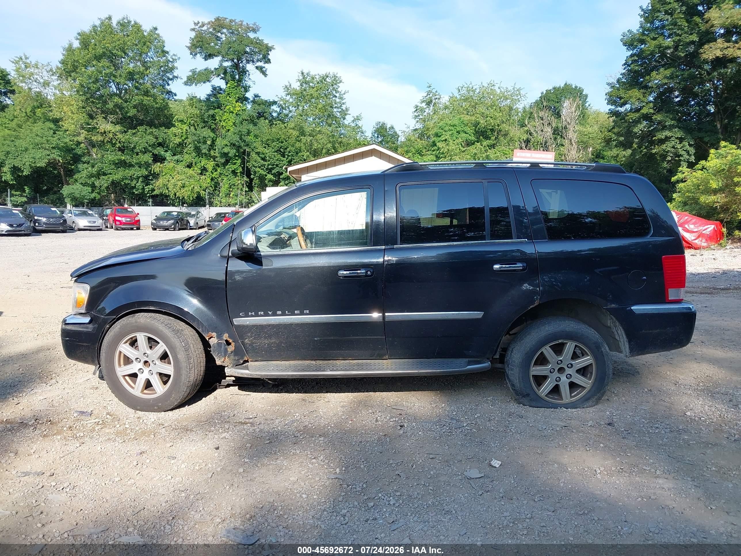 2007 Chrysler Aspen Limited Черный vin: 1A8HW58P97F509102