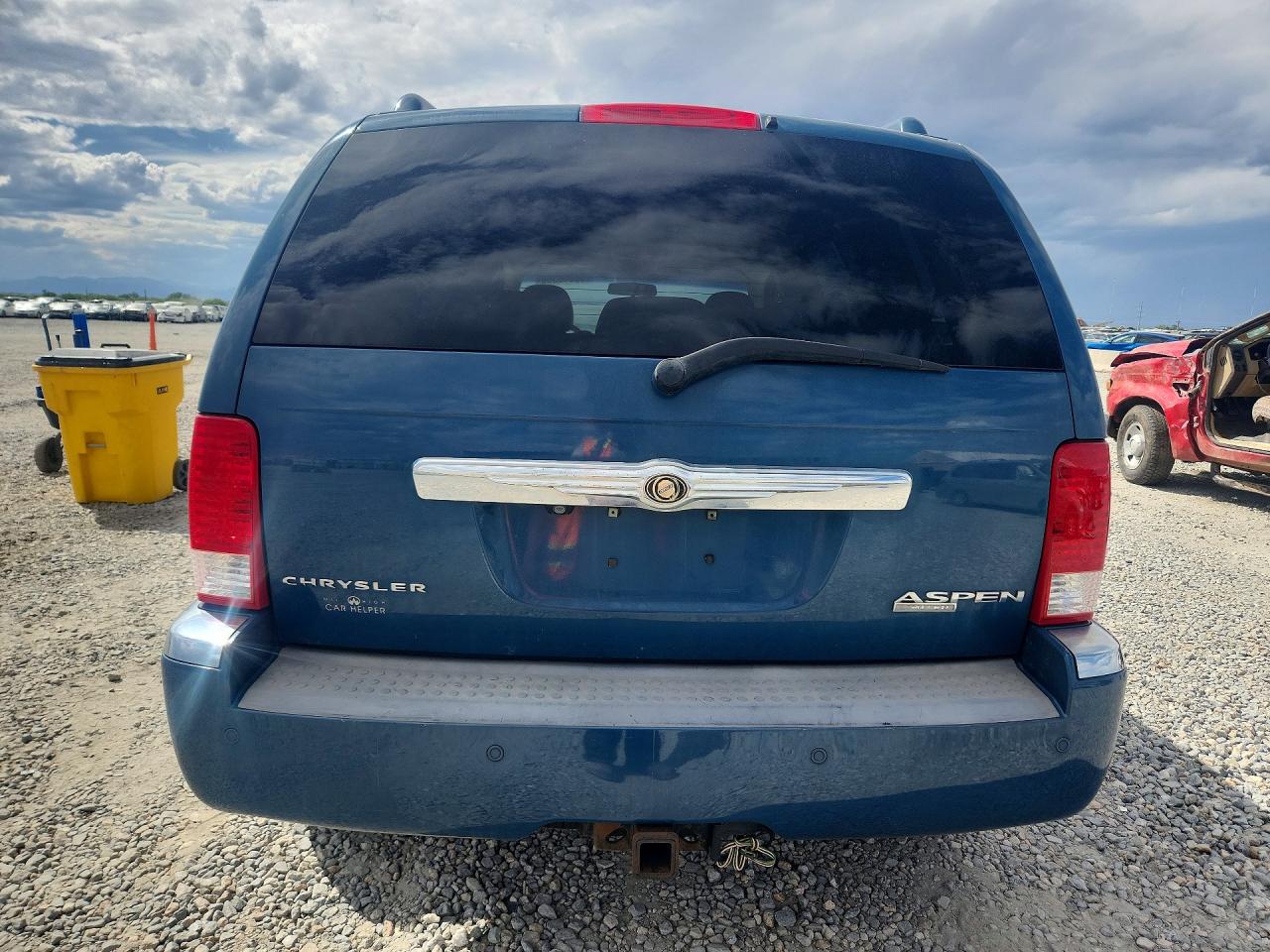 2009 Chrysler Aspen Limited Blue vin: 1A8HW58T49F715976