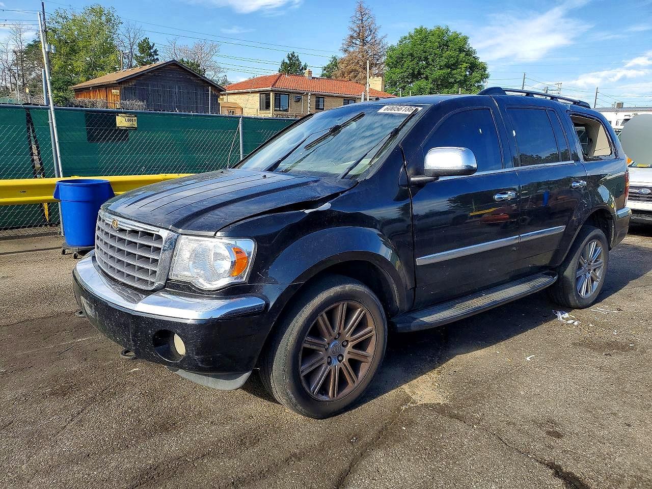 2009 Chrysler Aspen Limited Black vin: 1A8HW58T99F710661