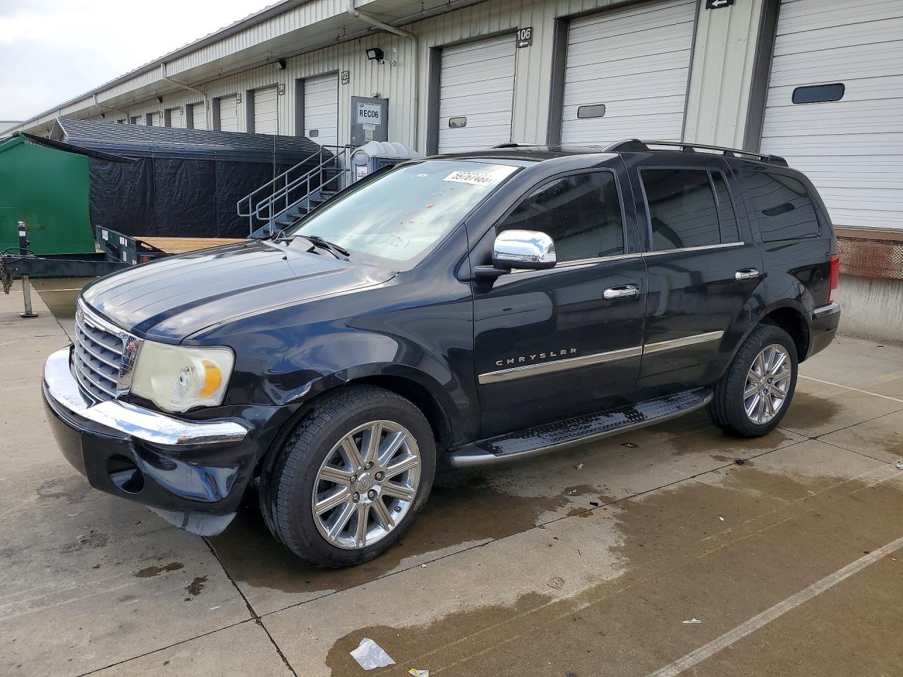 2007 Chrysler Aspen Limited Black vin: 1A8HX58227F575699