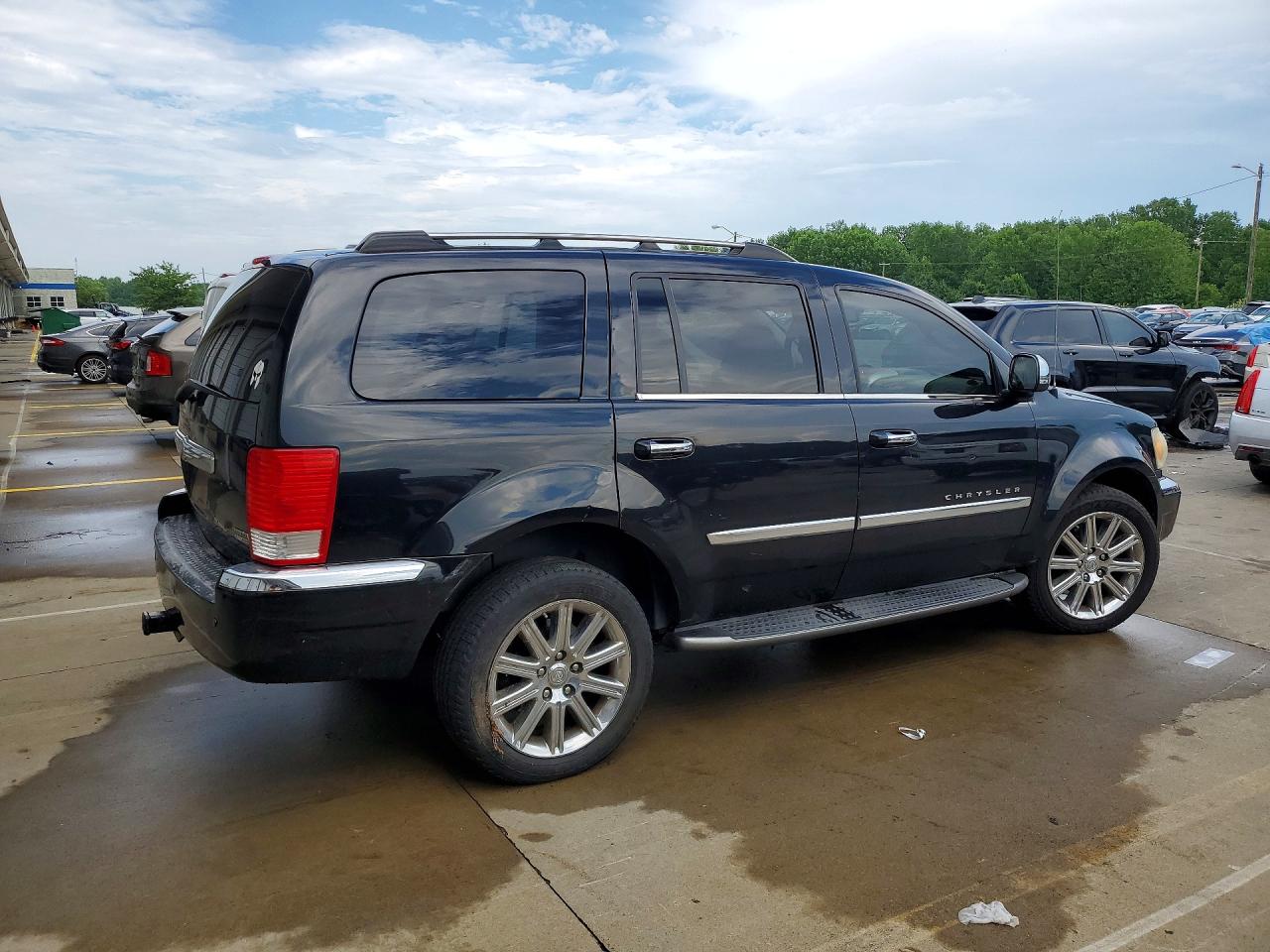 2007 Chrysler Aspen Limited Black vin: 1A8HX58227F575699