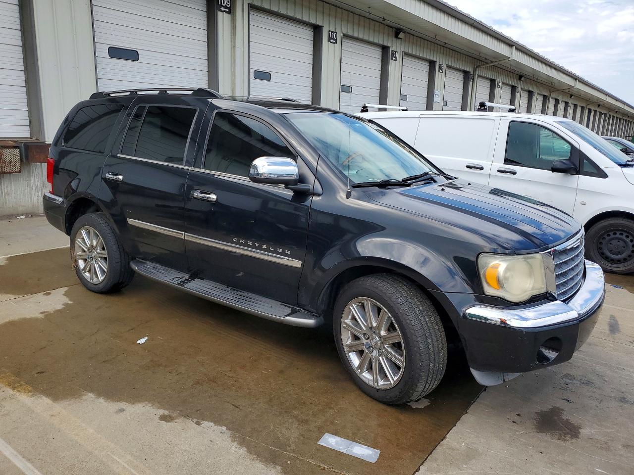 2007 Chrysler Aspen Limited Black vin: 1A8HX58227F575699