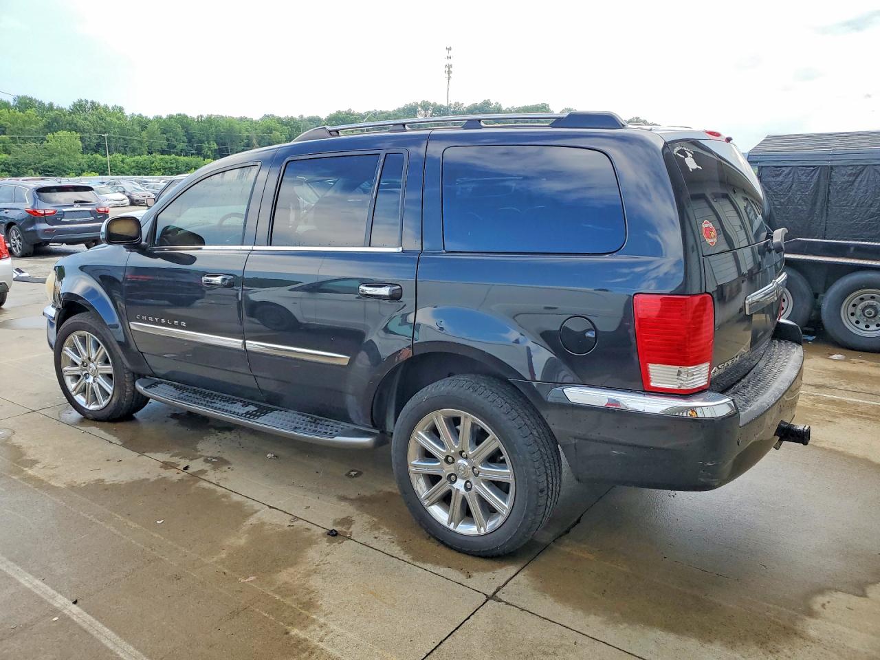 2007 Chrysler Aspen Limited Black vin: 1A8HX58227F575699