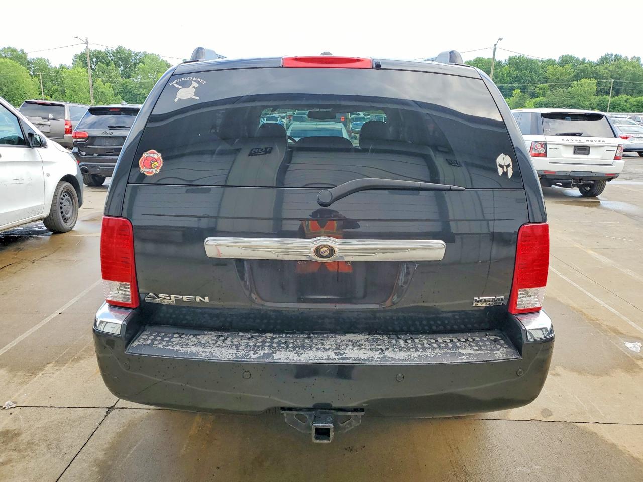 2007 Chrysler Aspen Limited Black vin: 1A8HX58227F575699