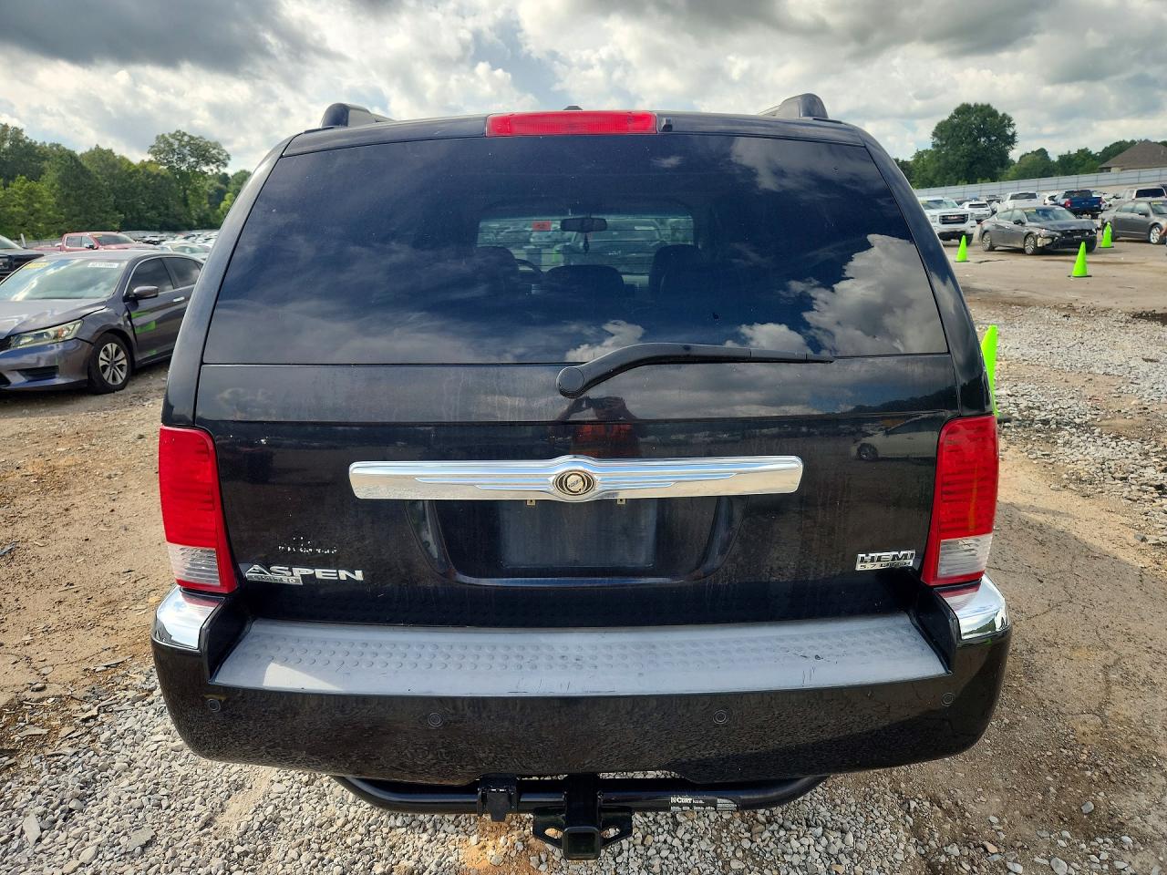 2007 Chrysler Aspen Limited Black vin: 1A8HX58237F584332