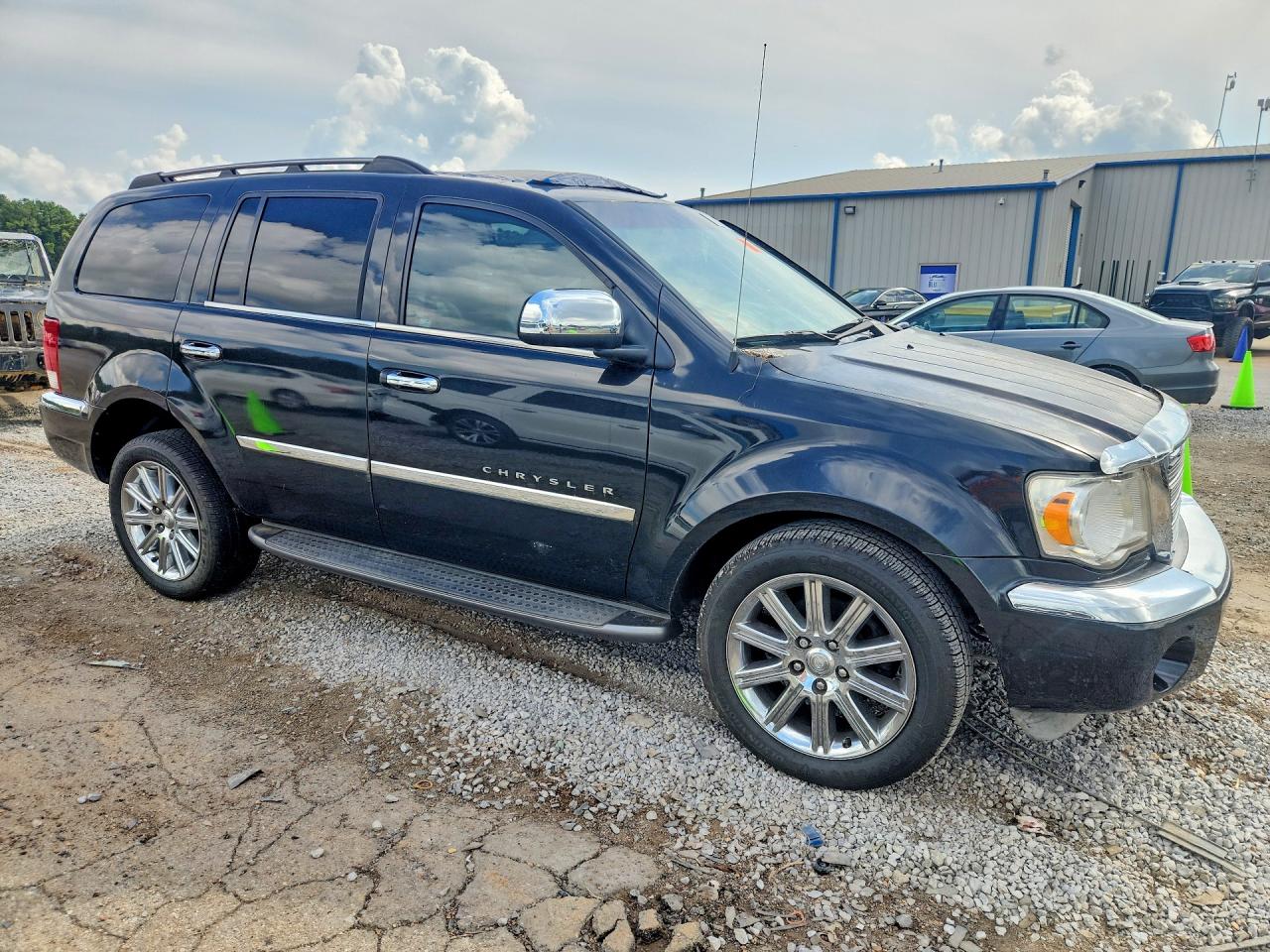 2007 Chrysler Aspen Limited Black vin: 1A8HX58237F584332
