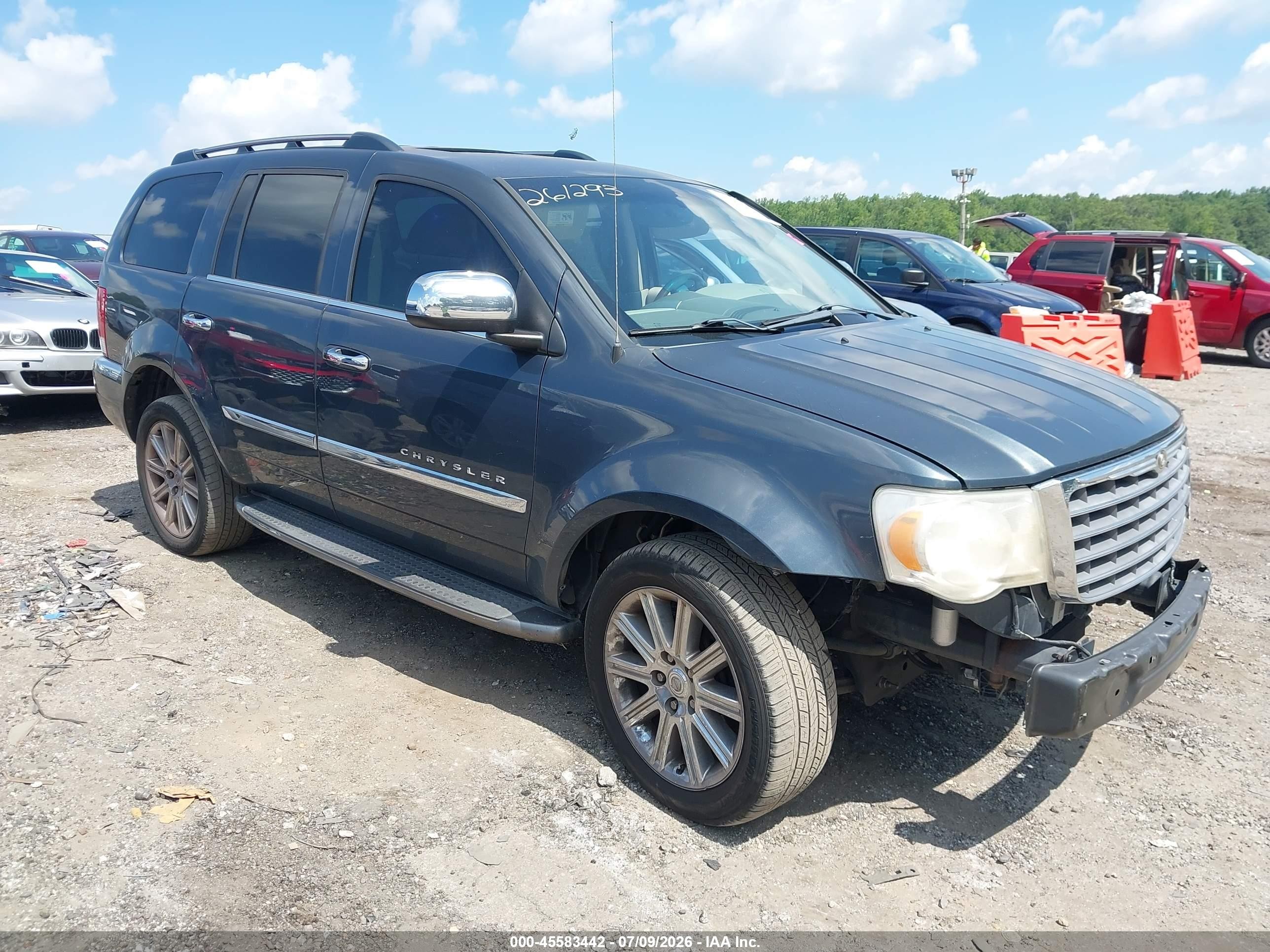 2007 Chrysler Aspen Limited Blue vin: 1A8HX58257F559061
