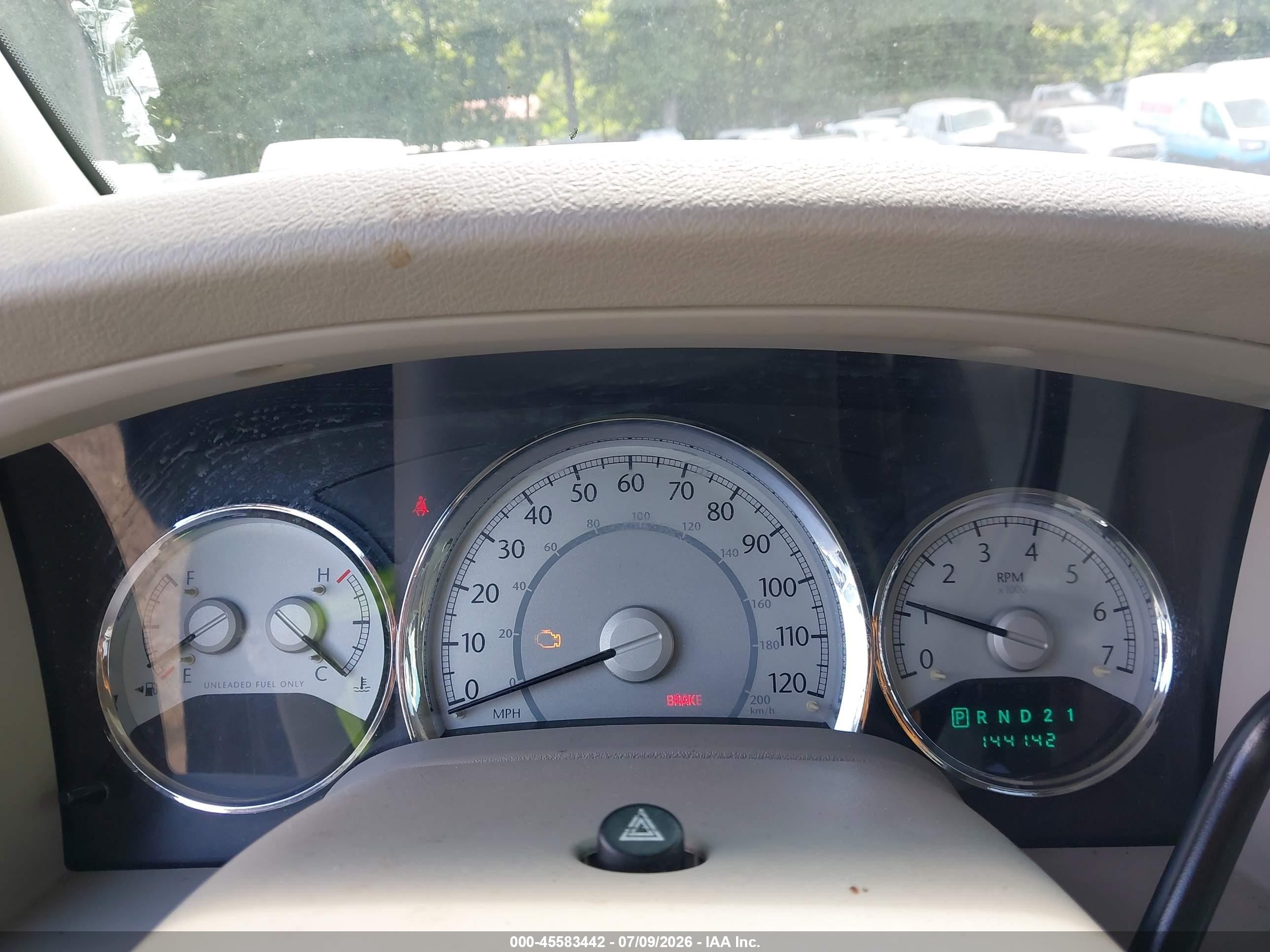 2007 Chrysler Aspen Limited Blue vin: 1A8HX58257F559061