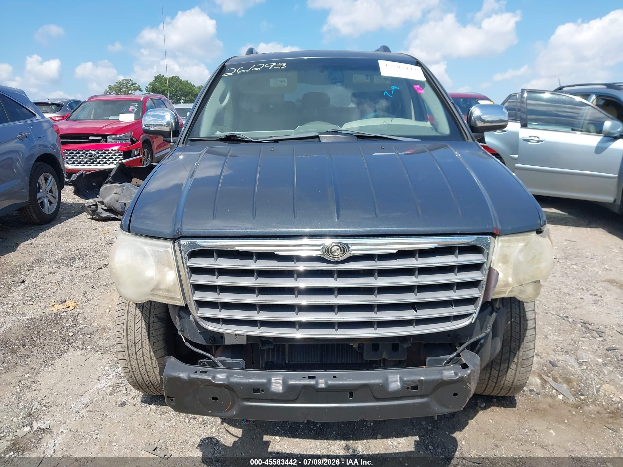 2007 Chrysler Aspen Limited Blue vin: 1A8HX58257F559061