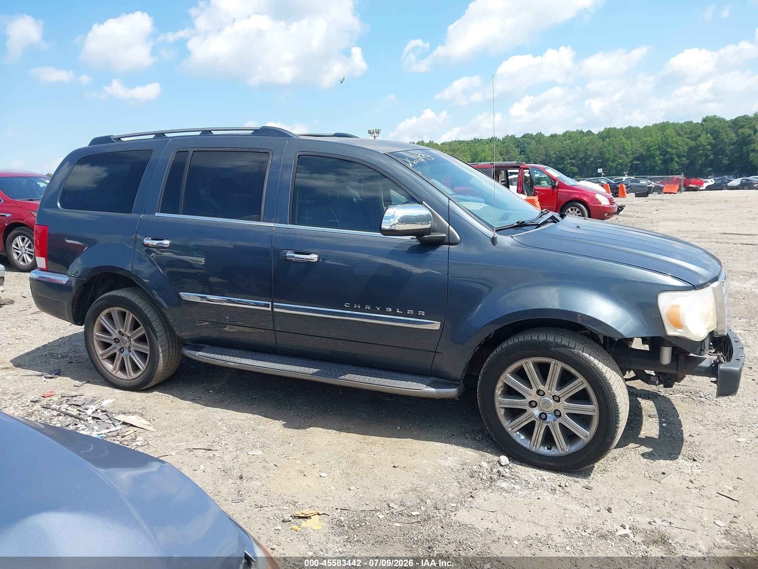 2007 Chrysler Aspen Limited Blue vin: 1A8HX58257F559061