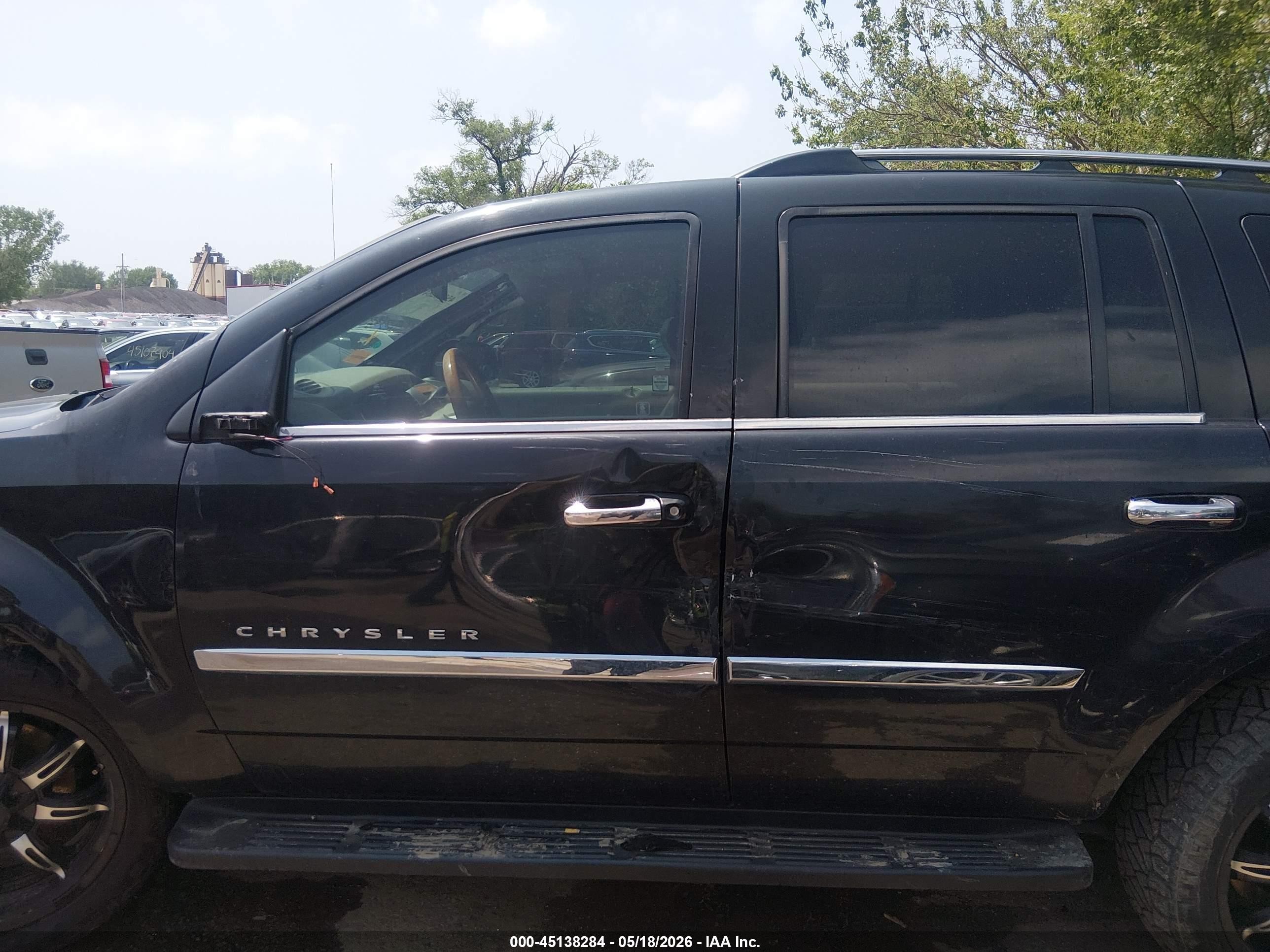 2008 Chrysler Aspen Limited Black vin: 1A8HX58N48F146799