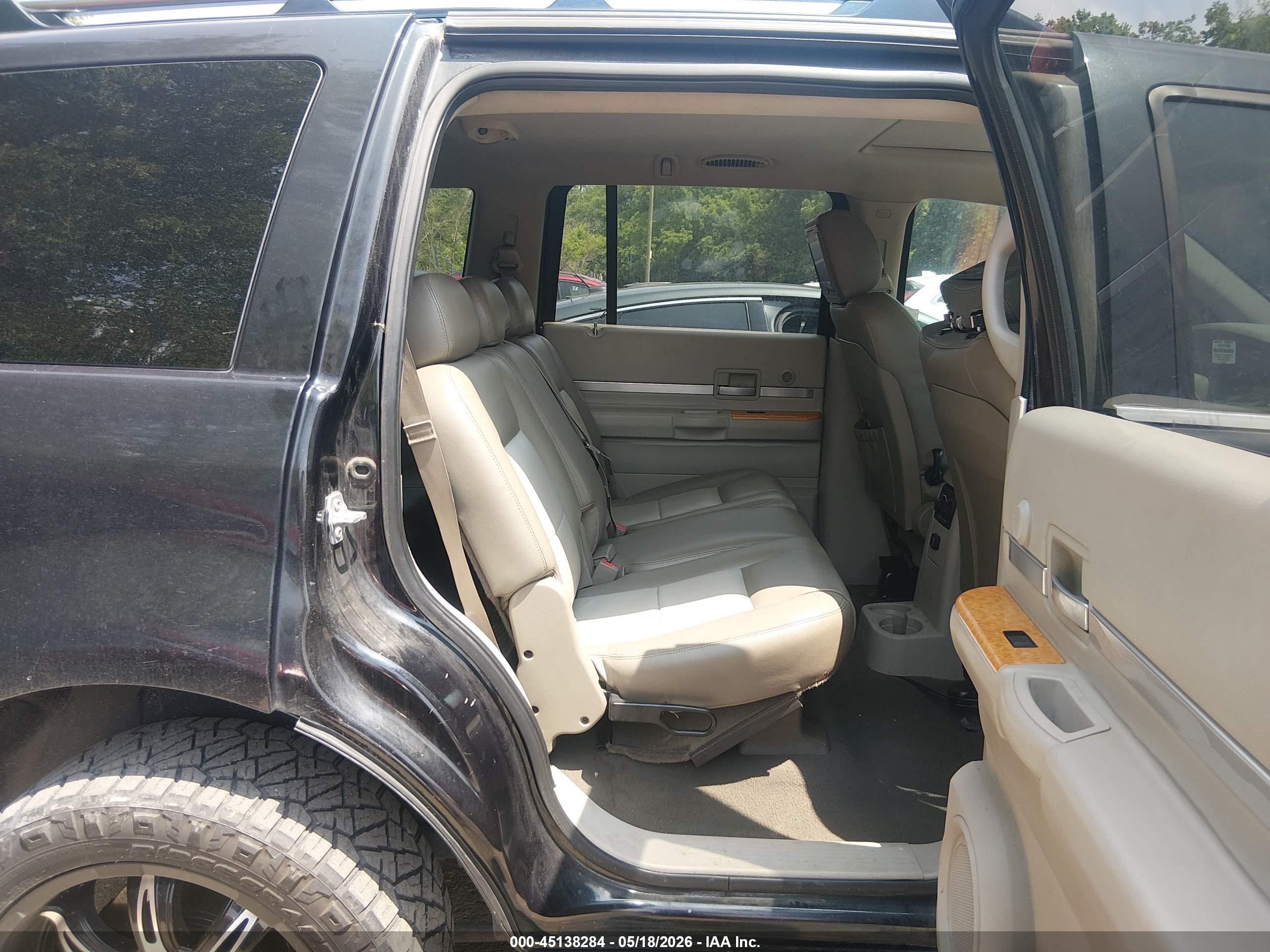 2008 Chrysler Aspen Limited Black vin: 1A8HX58N48F146799